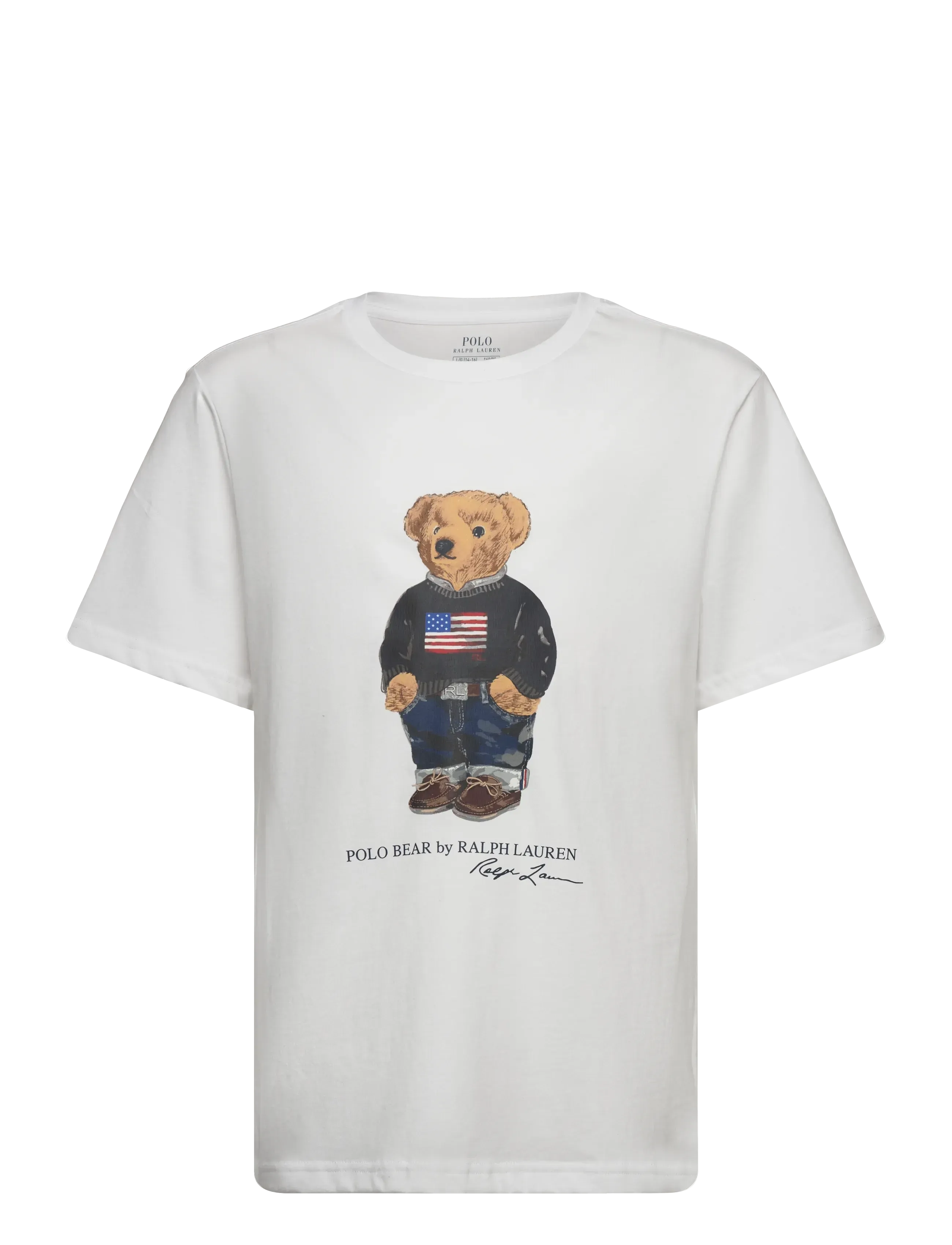 Ralph Lauren Kids 26/1 JERSEY-KNT-T-SHIRT - 4 for 3 - WHITE CORE BEAR / white