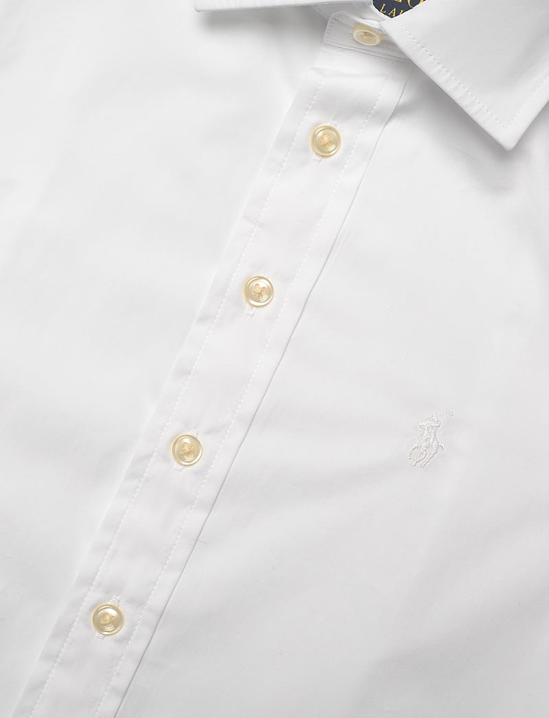 Ralph Lauren Kids - YD COTTON-REGENT-TP-DSS - langärmlige hemden - white - 2