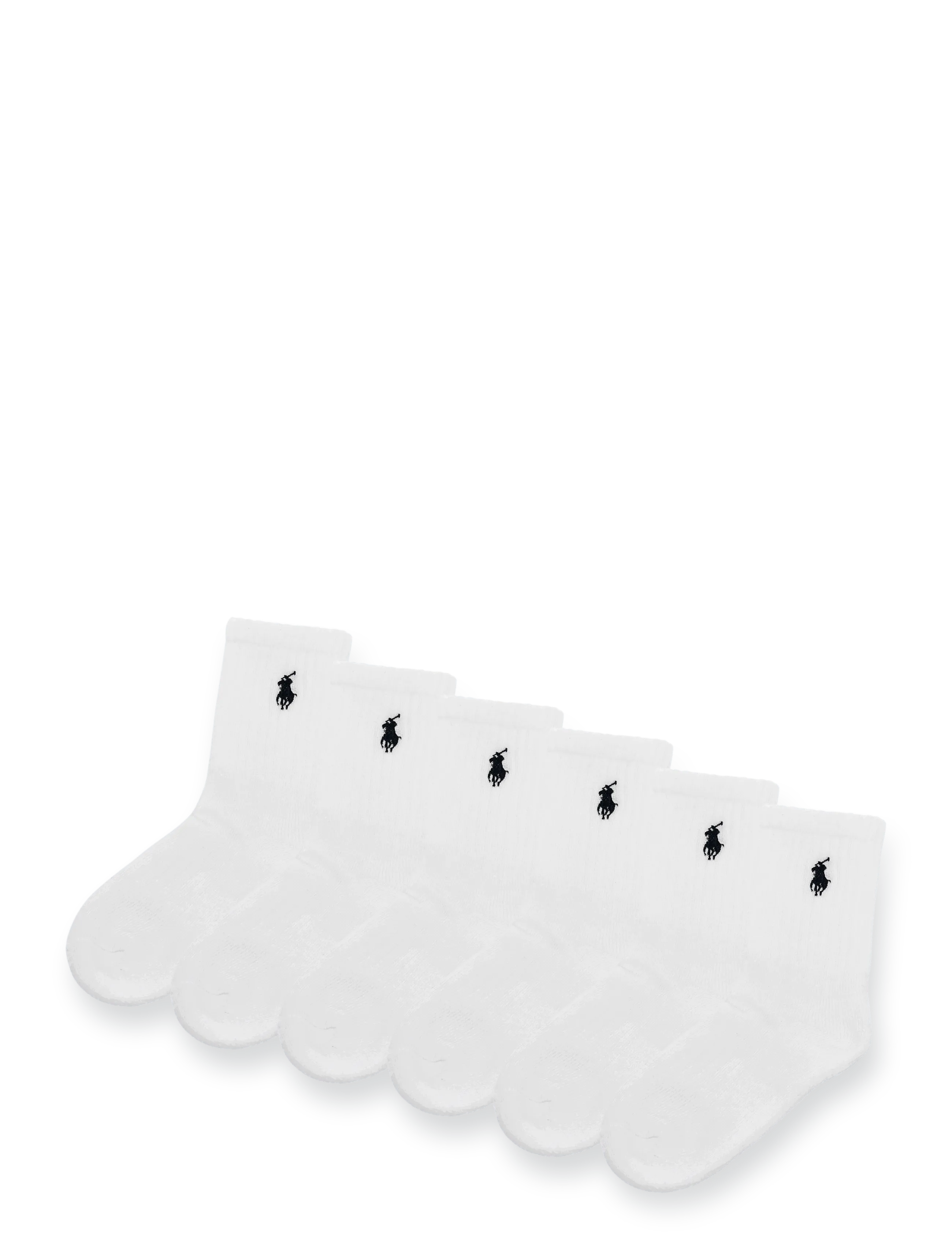 Ralph Lauren Kids BCI COTTON-PRFRMC SLD CSHND CRW - Socken & Strumpfhosen - WHITE / white