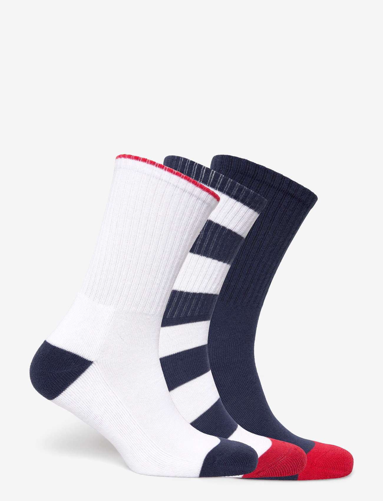 Ralph Lauren Kids - Polo Bear Crew Sock 3-Pack - strømper - red/nv/wht,nv/rl - 1