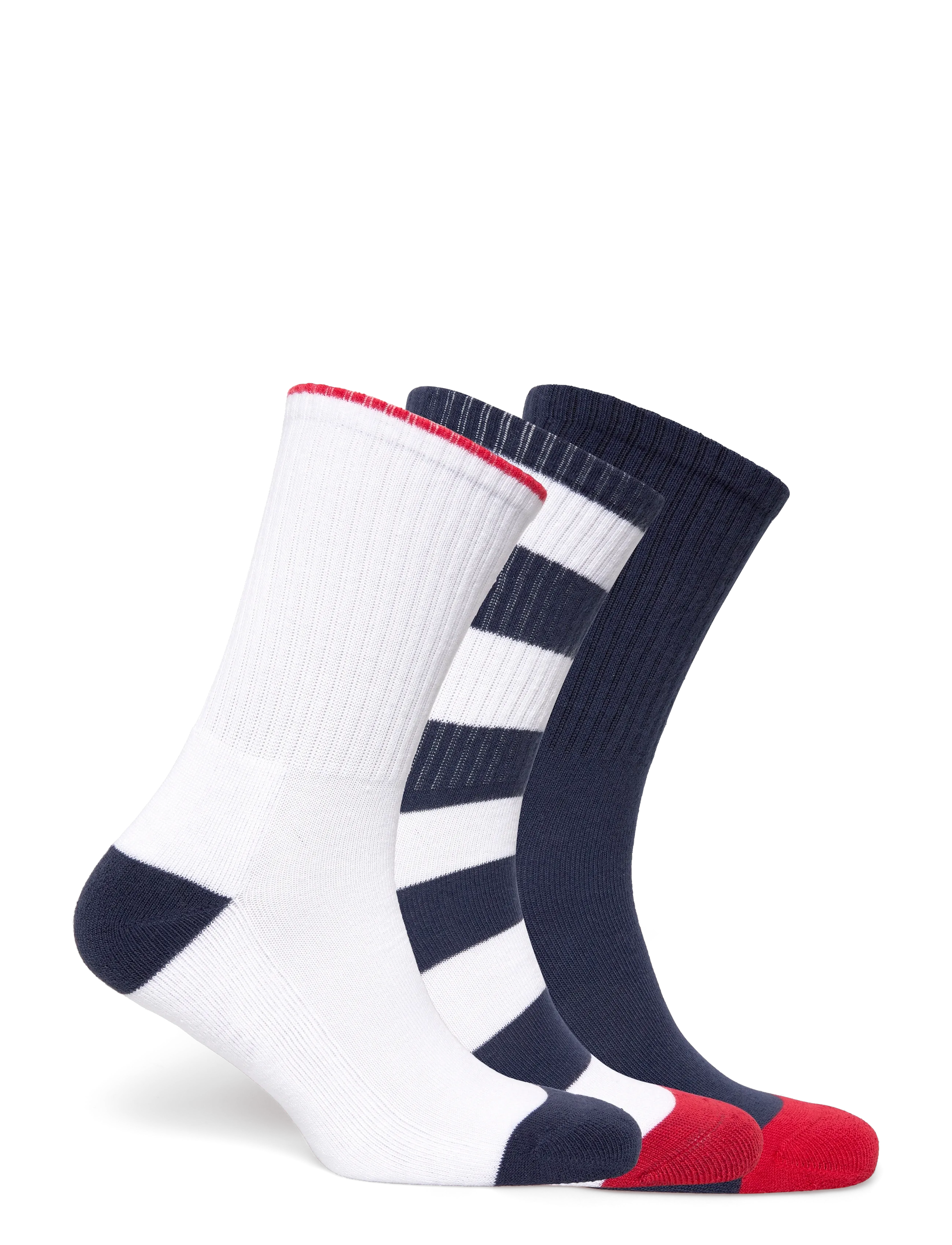 Ralph Lauren Kids - REPREVE-AMERICANA BEAR 3PK - strümpfe - red/nv/wht,nv/rl - 1
