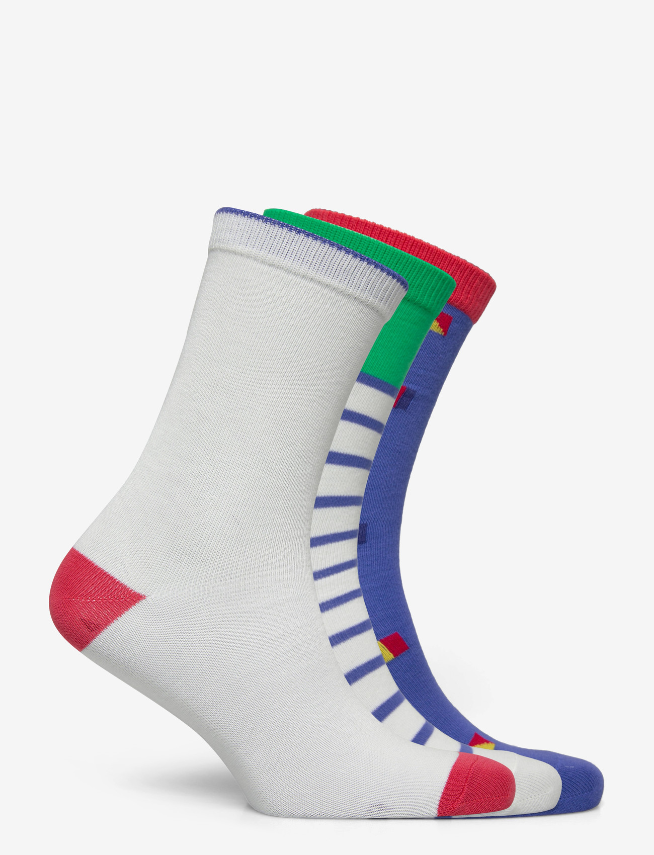 Ralph Lauren Kids - BCI COTTON-B SAILING BR-CRW-3PK - beebisokid - white/green/navy - 1