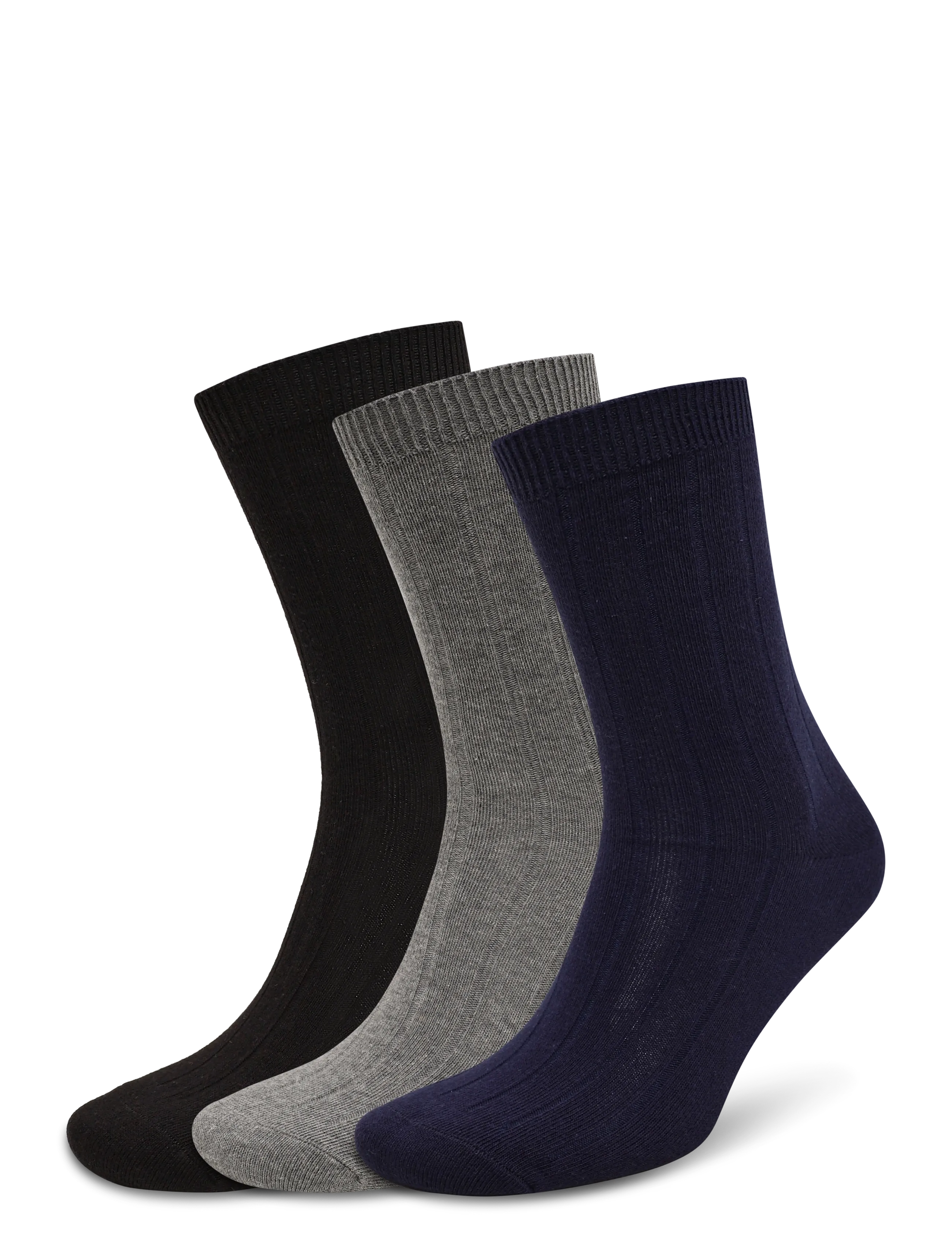 Ralph Lauren Kids - BCI COTTON-CLS SLD R 3P-CRW-3PK - einkaufen nach alter von - navy assorted - 1