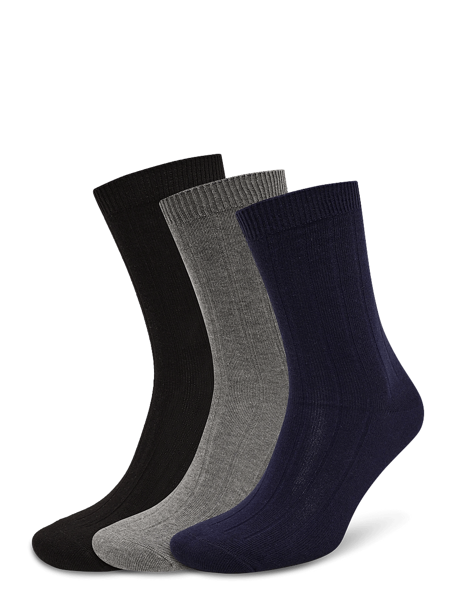 Ralph Lauren Kids - BCI COTTON-CLS SLD R 3P-CRW-3PK - einkaufen nach alter von - navy assorted - 1