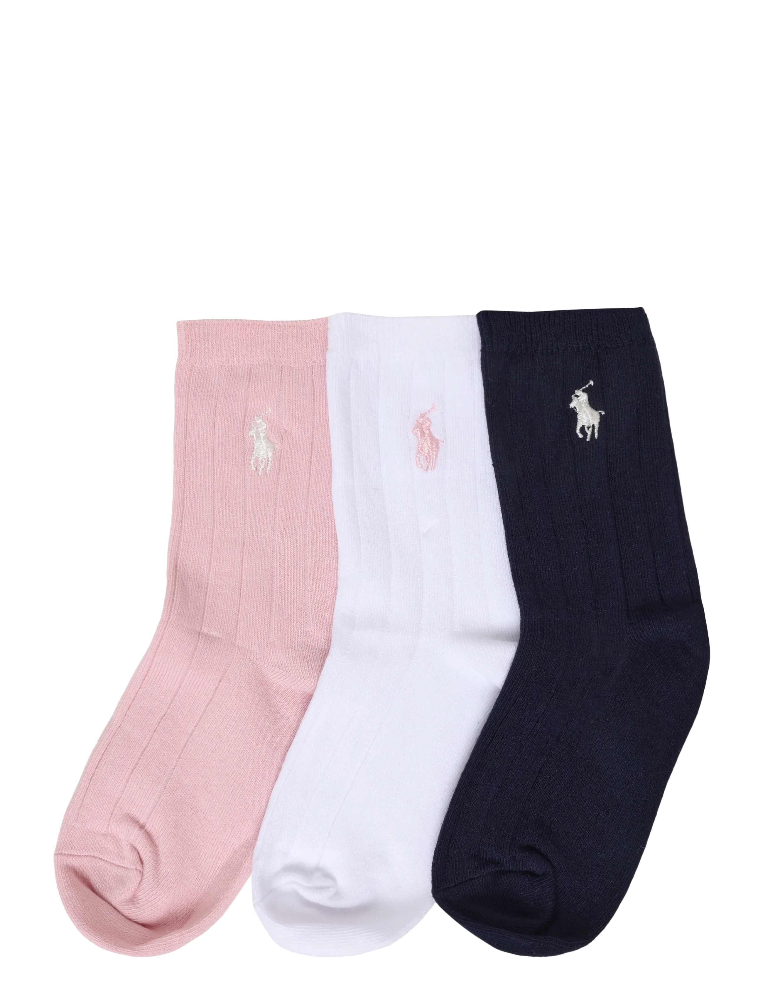 Ralph Lauren Kids BCI COTTON-CLSSC RB SLD-CRW-3PK - New Arrivals - MULTI / multi