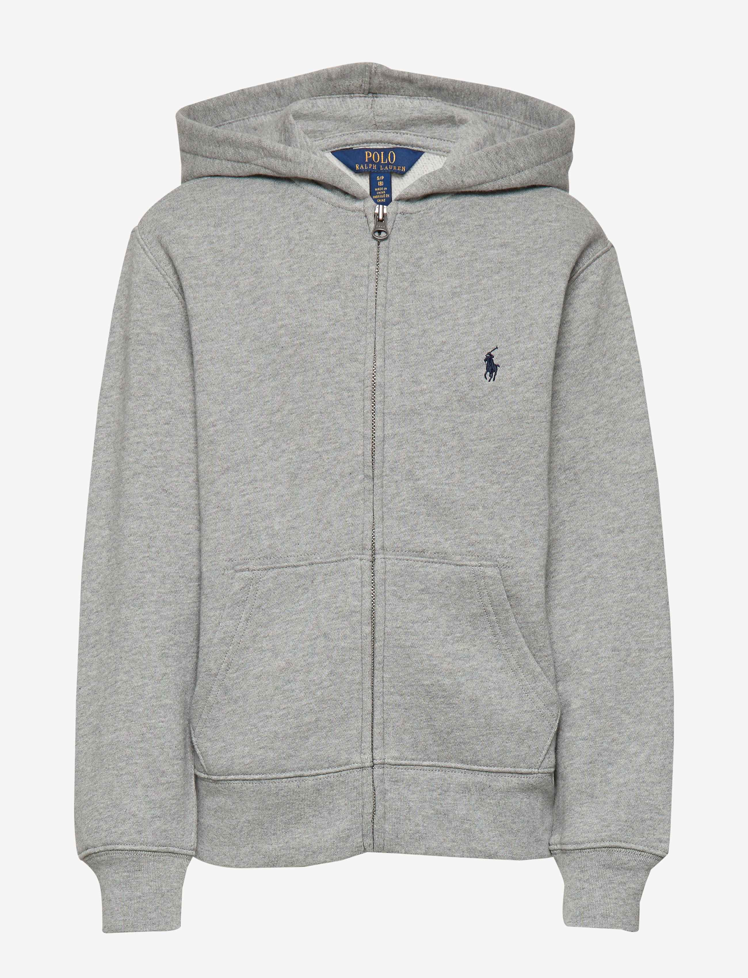 Ralph Lauren Kids Fleece Full-Zip Hoodie - Džemperiai - DARK SPORT HEAT / grey