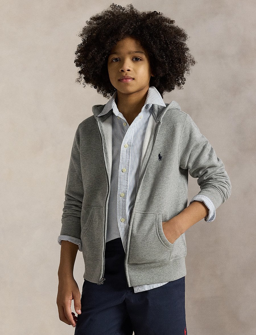 Ralph Lauren Kids - Fleece Full-Zip Hoodie - kapuzenpullover - dark sport heat - 2