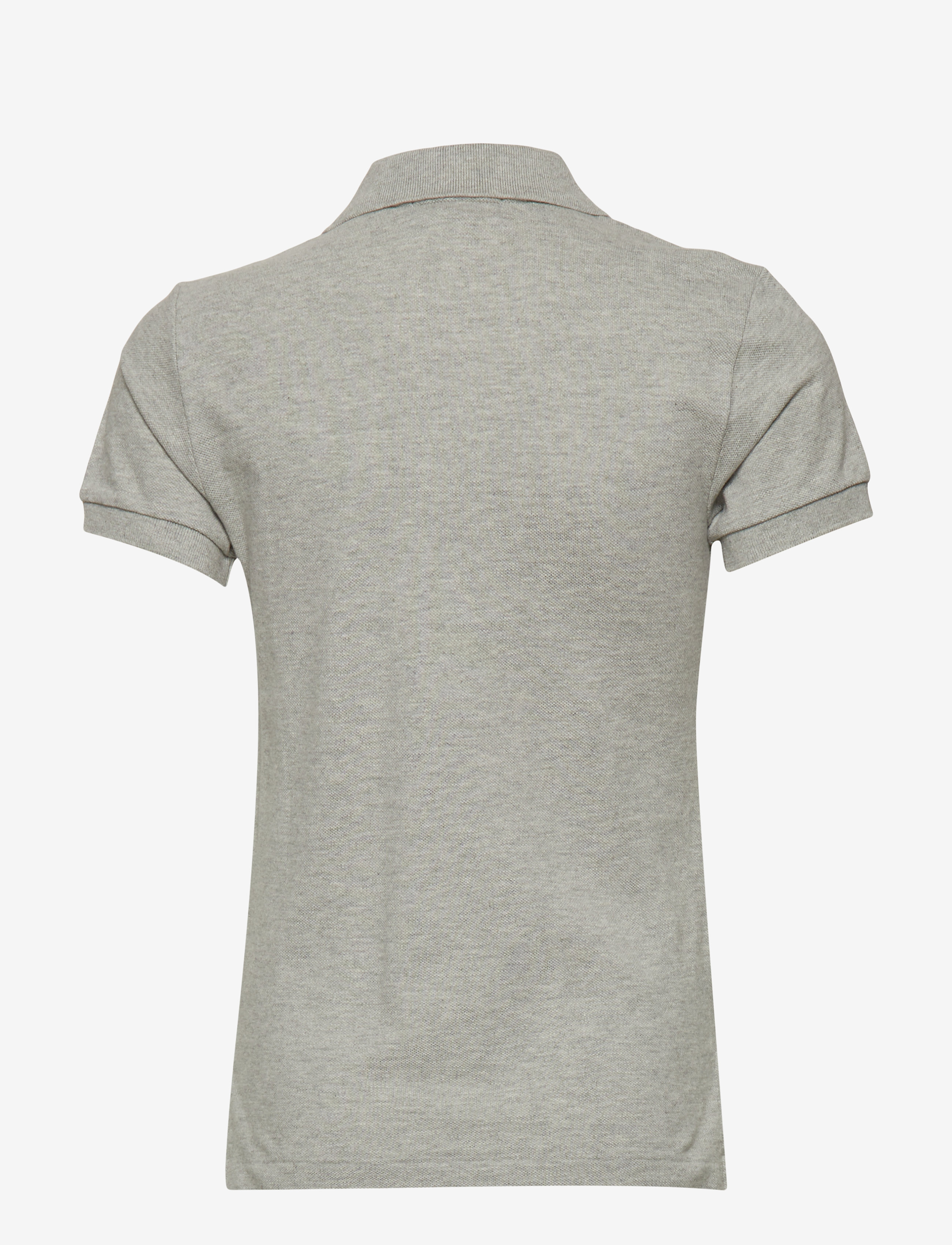 Ralph Lauren Kids - Slim Fit Cotton Mesh Polo Shirt - short-sleeved polos - nw grey heather - 1