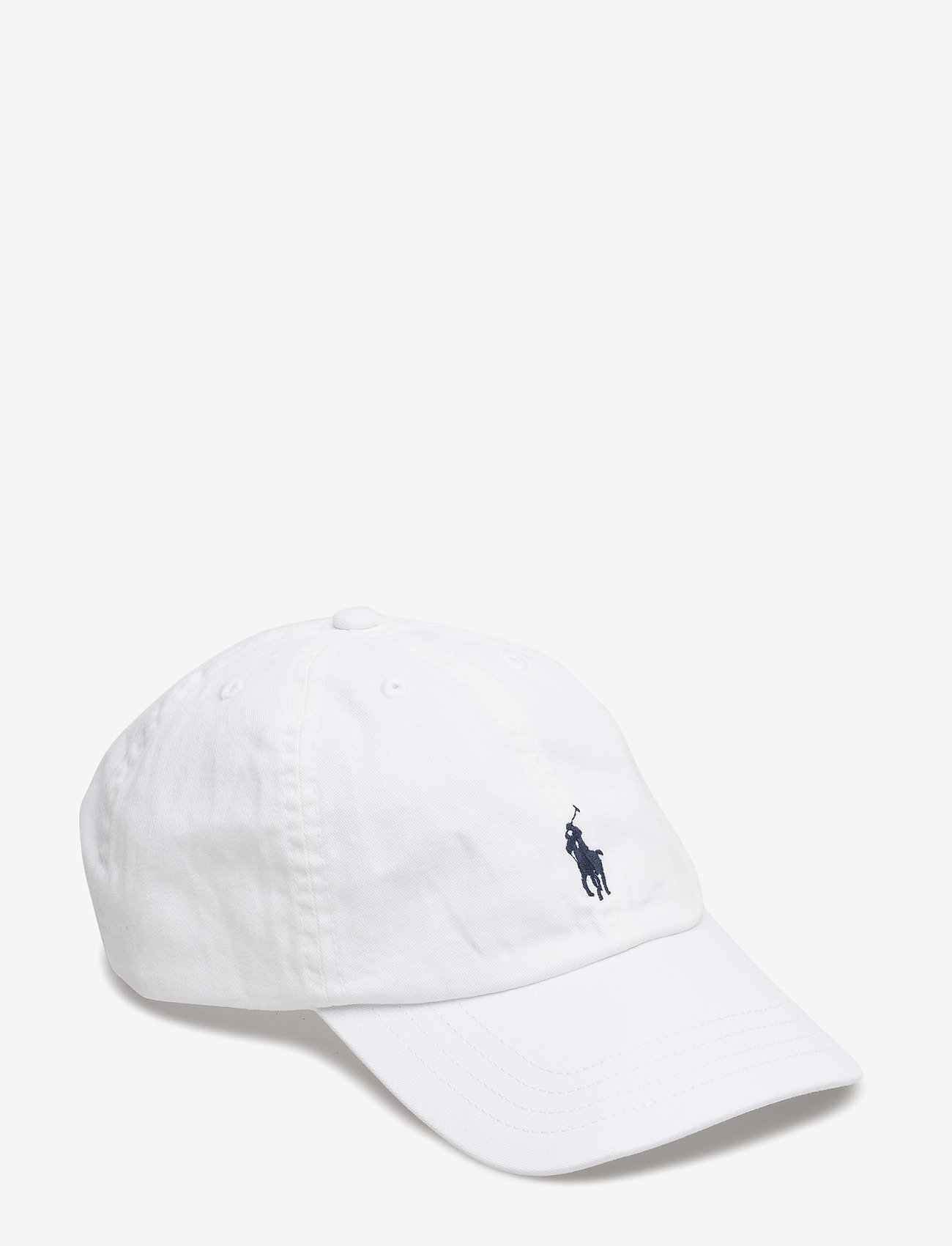 Ralph Lauren Kids The Iconic Cotton Chino Ball Cap, Børn, Baseball Cap, Hvid, Str: ONE SIZE