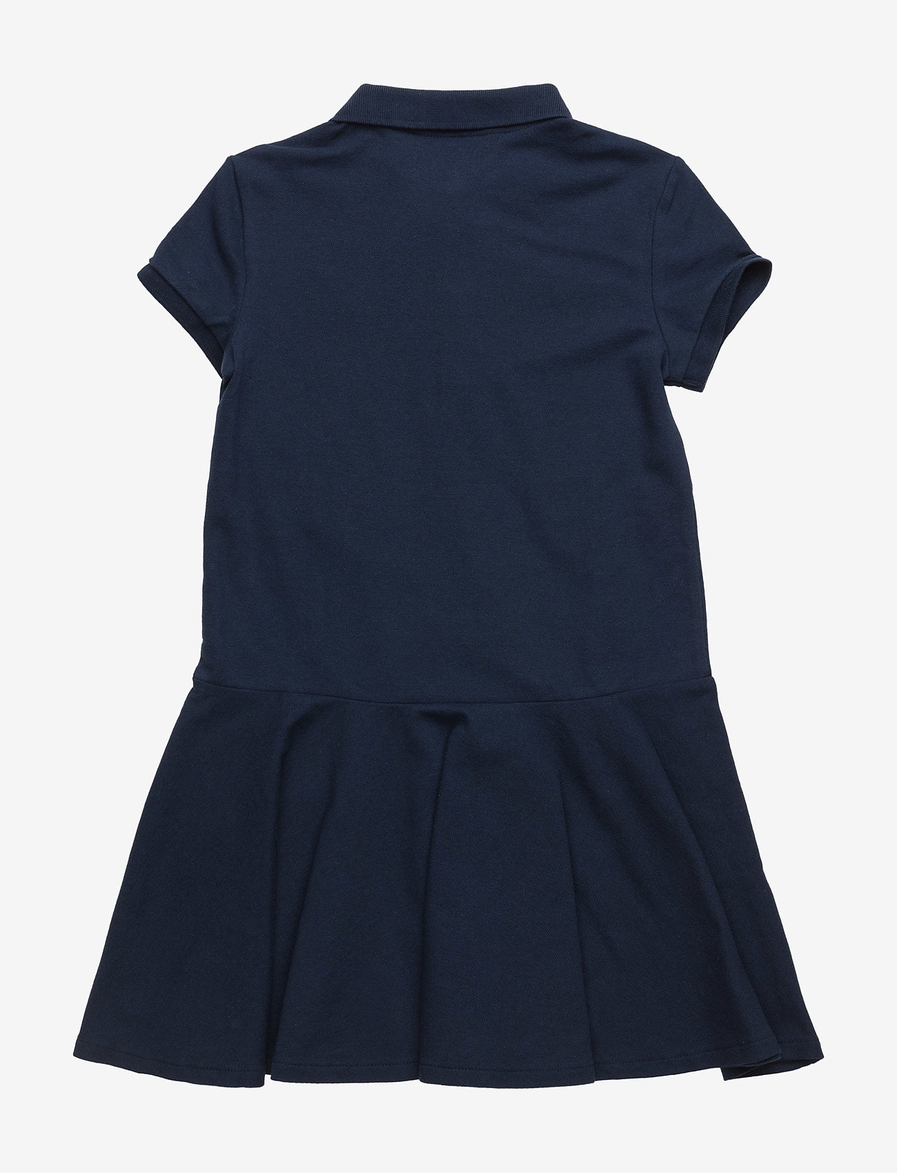 Ralph Lauren Kids - Stretch Mesh Polo Dress - kortärmade vardagsklänningar - french navy - 1