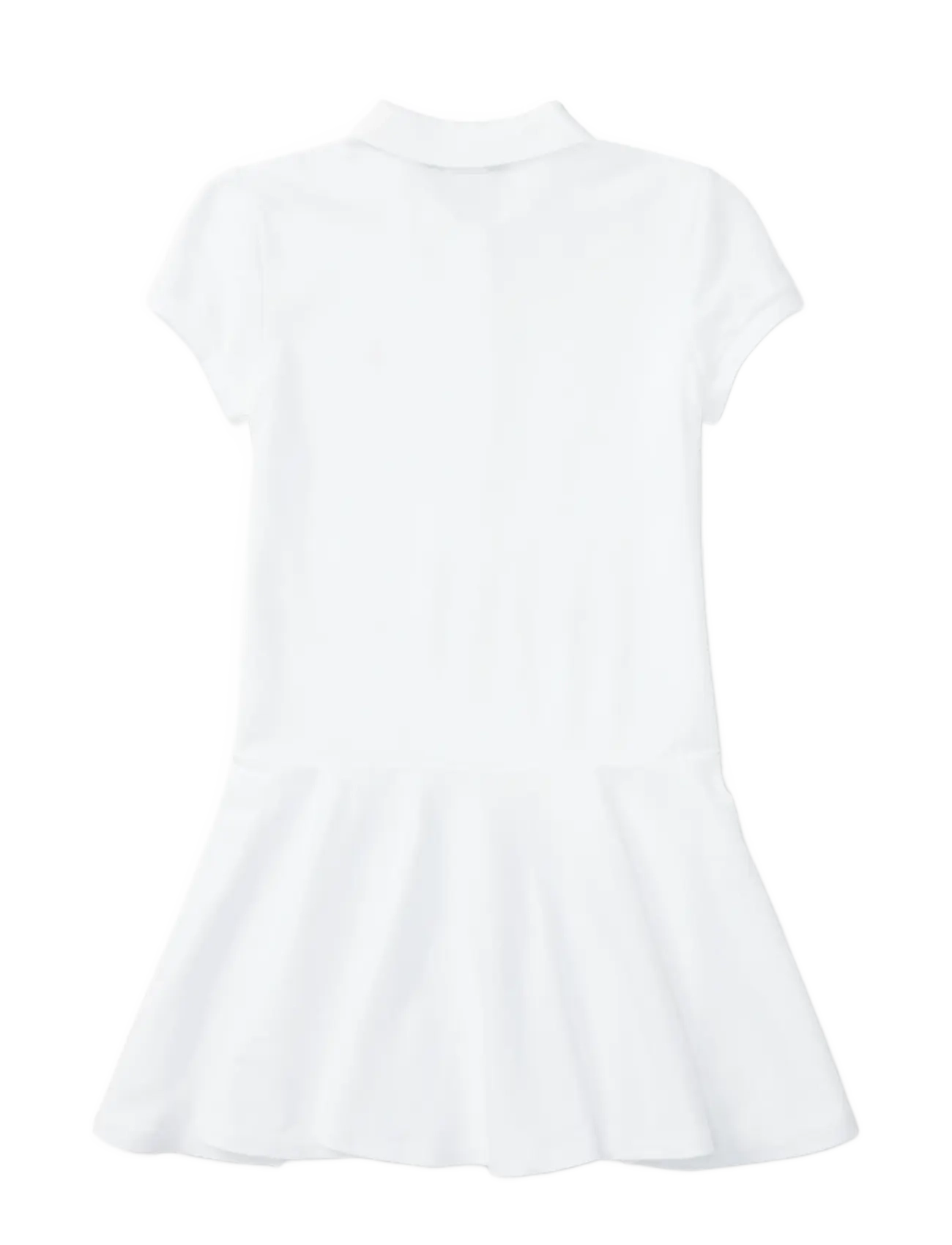 Ralph Lauren Kids - Stretch Mesh Polo Dress - white - 2