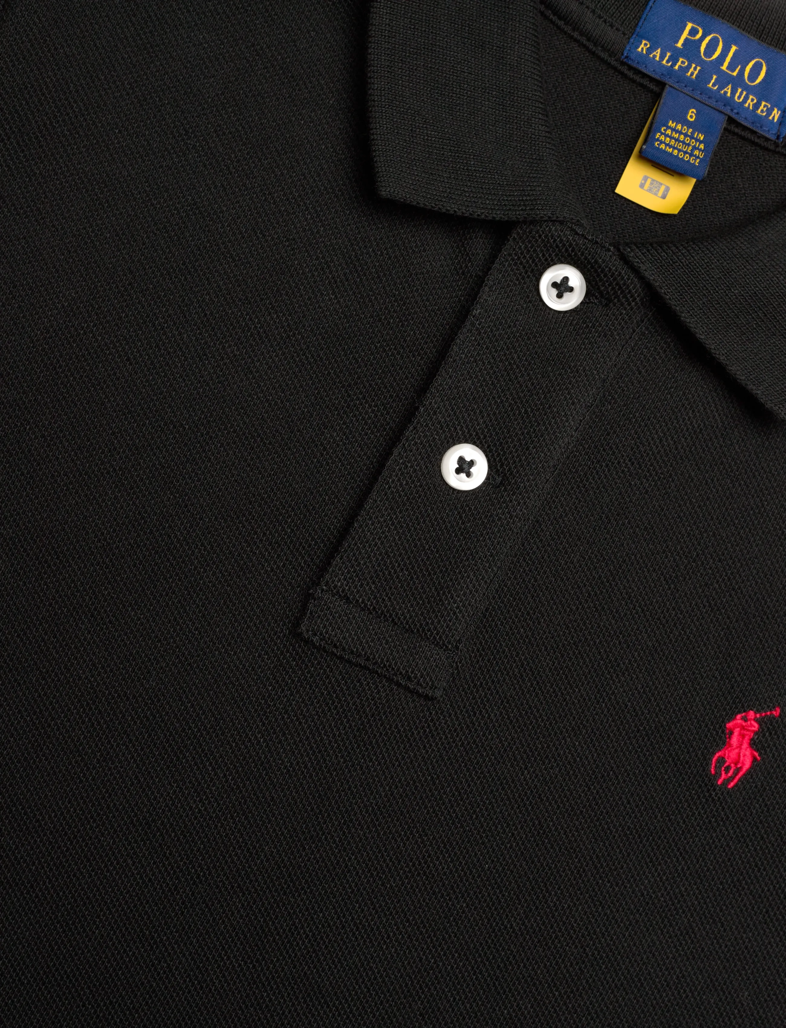 Ralph Lauren Kids - The Iconic Mesh Polo Shirt - kurzärmelig - polo black - 5