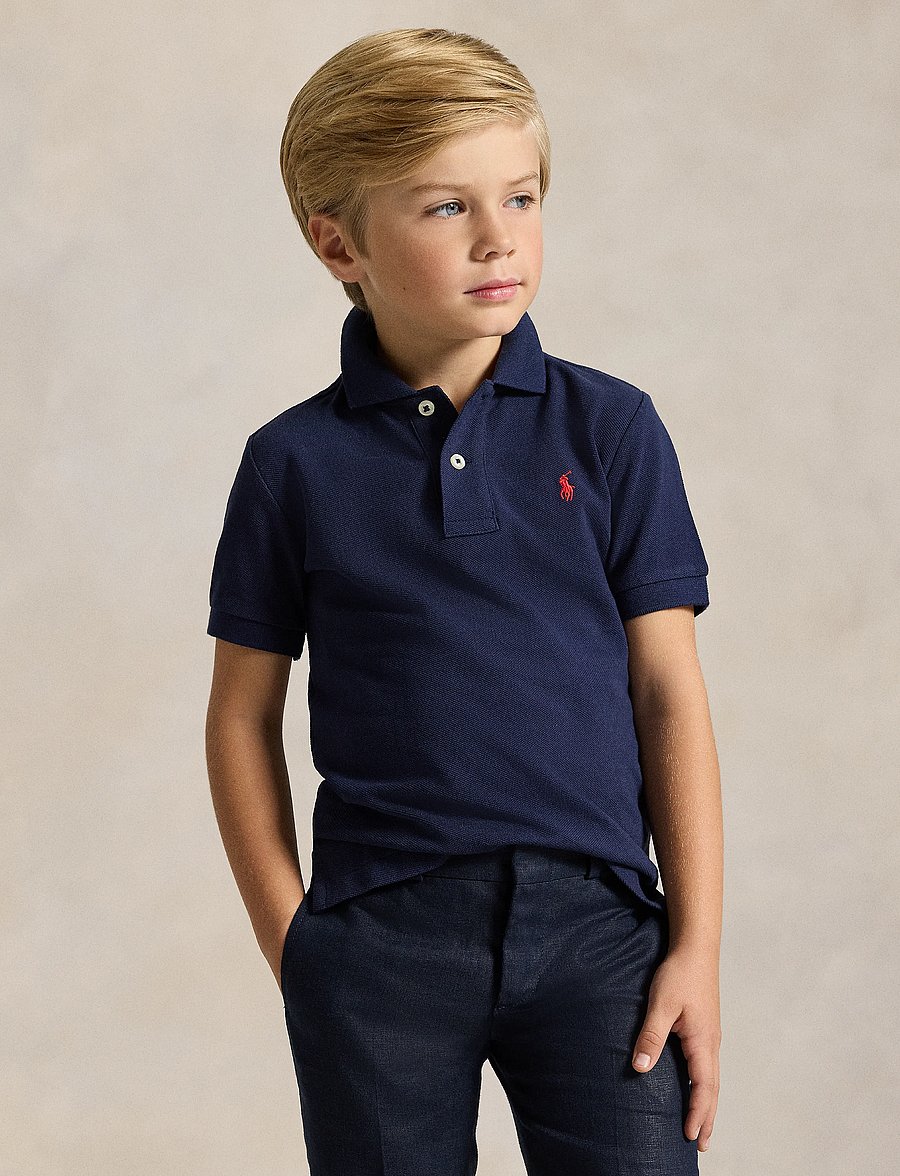 Ralph Lauren Kids - Den ikoniska pikétröjan i mesh - kortärmade pikéer - rfnd navy - 3
