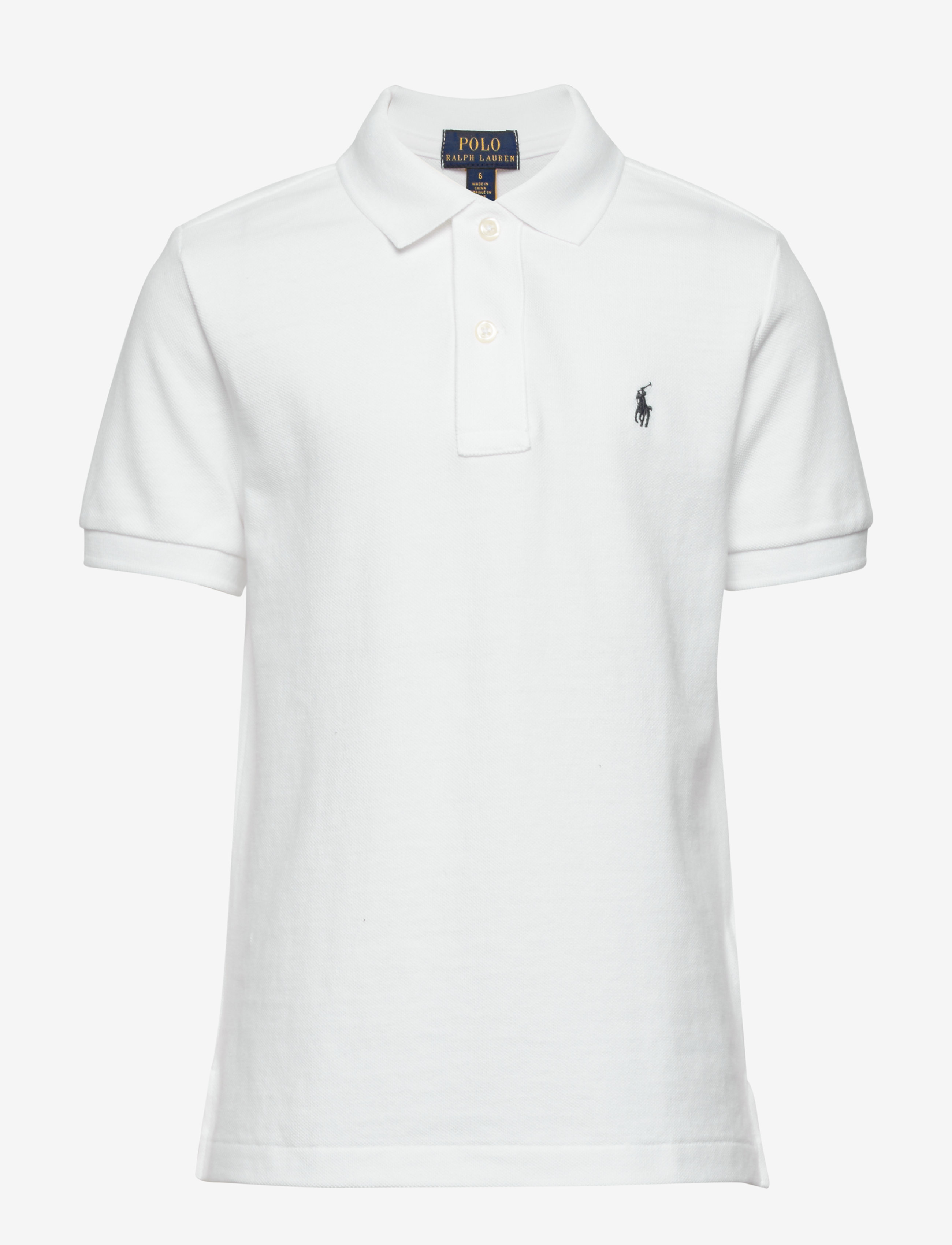 Ralph Lauren Kids The Iconic Mesh Polo Shirt - Nach Größe einkaufen - WHITE / white
