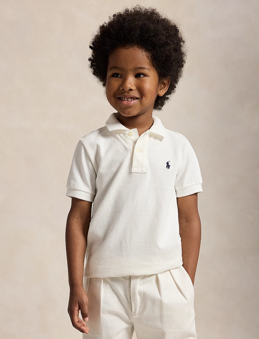 Ralph Lauren Kids - The Iconic Mesh Polo Shirt - kurzärmelig - white - 0