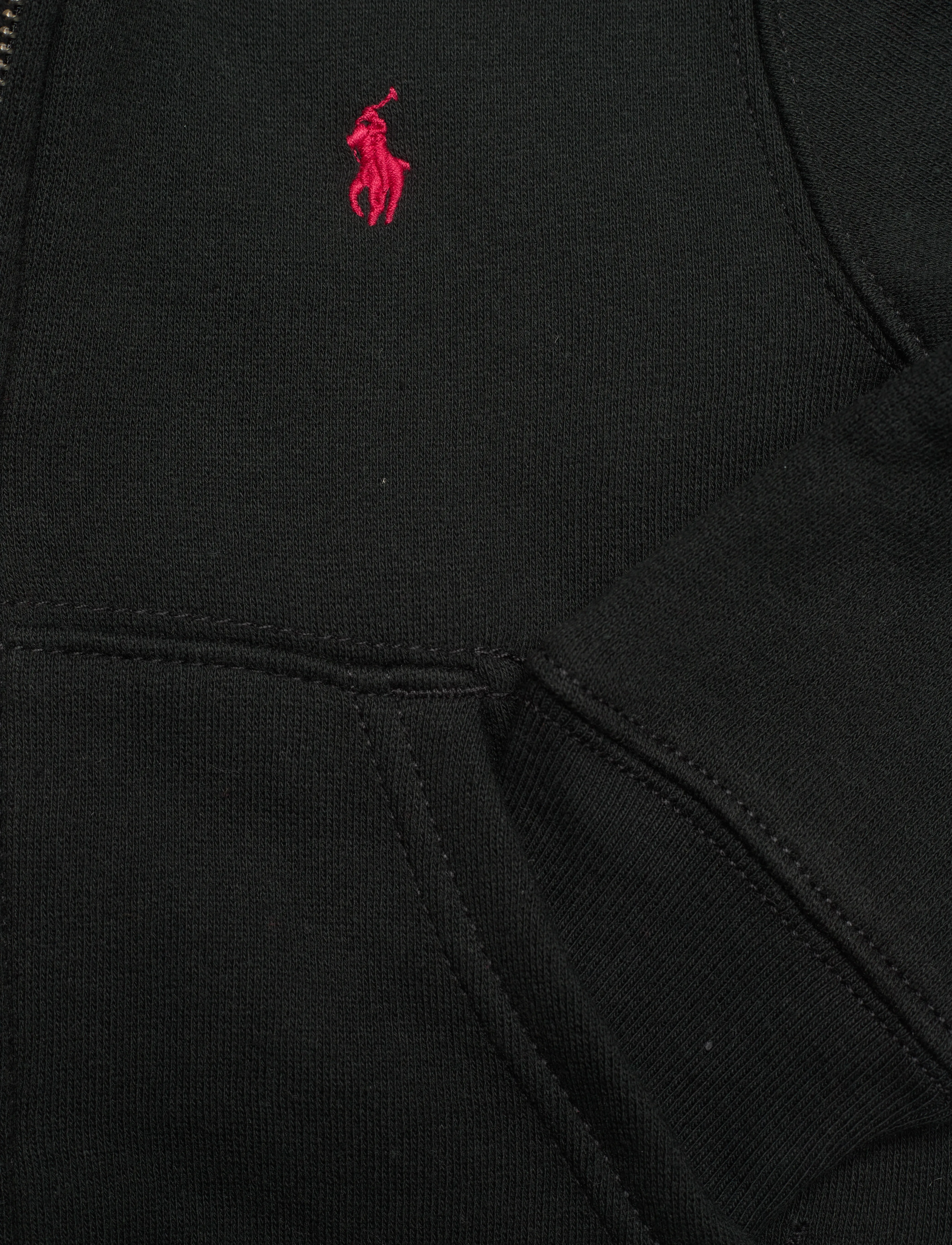 Ralph Lauren Kids - LSL FZ HOOD PP - polo black - 3