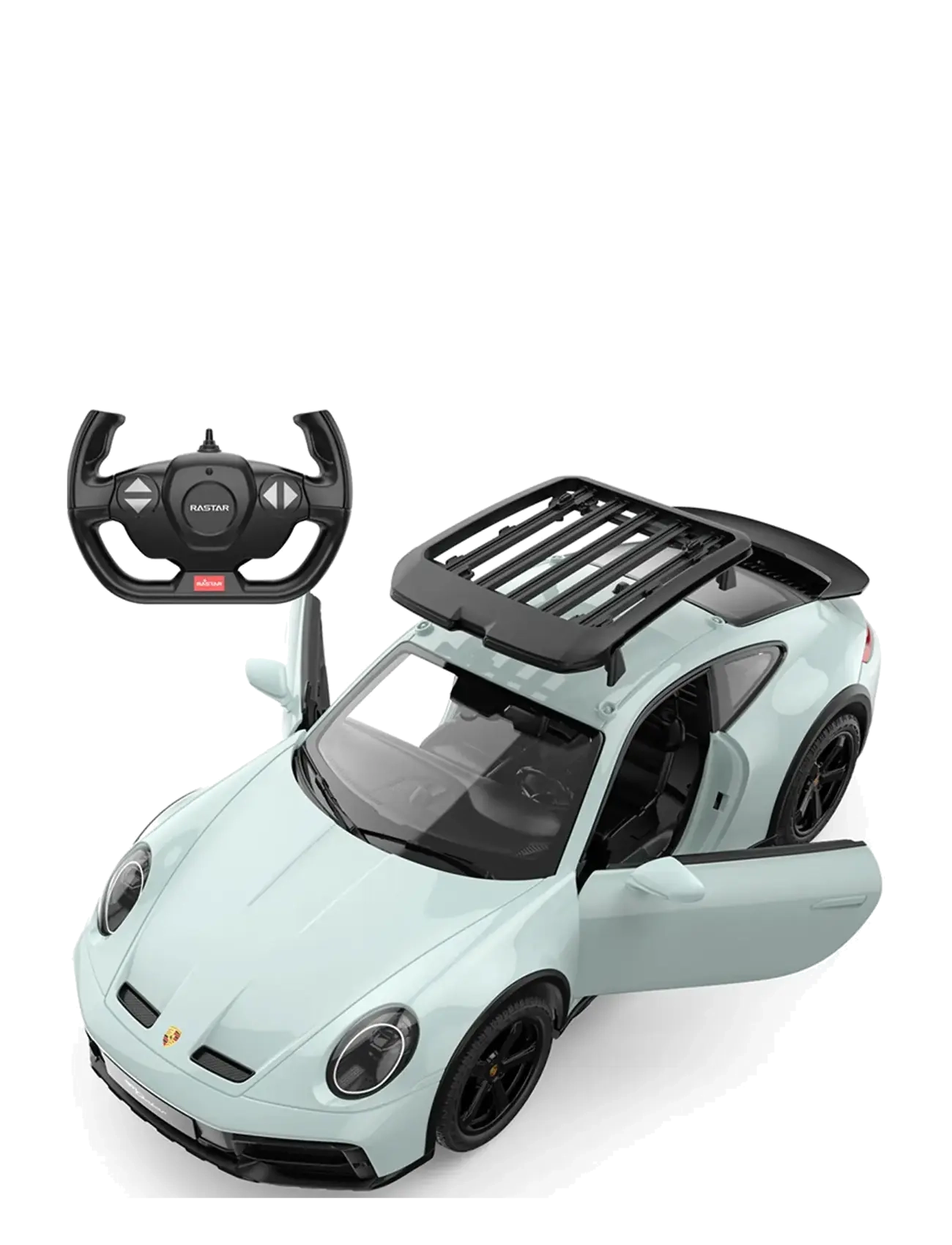 Rastar R/C 1:14 Porsche 911 Dakar Standard Version Shade Gre, Børn, Remote Controlled Legetøj, Multi/mønstret, Str: ONE SIZE