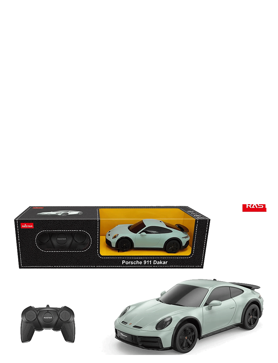 Rastar - RASTAR R/C 1:24 Porsche 911 Dakar Shade Green - lowest prices - multicolor - 1