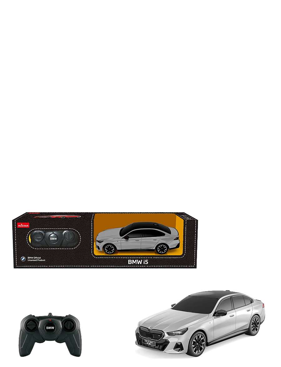 Rastar - RASTAR R/C 1:24 BMW i5 Grey - fjarstýrð leikföng - multicolor - 1