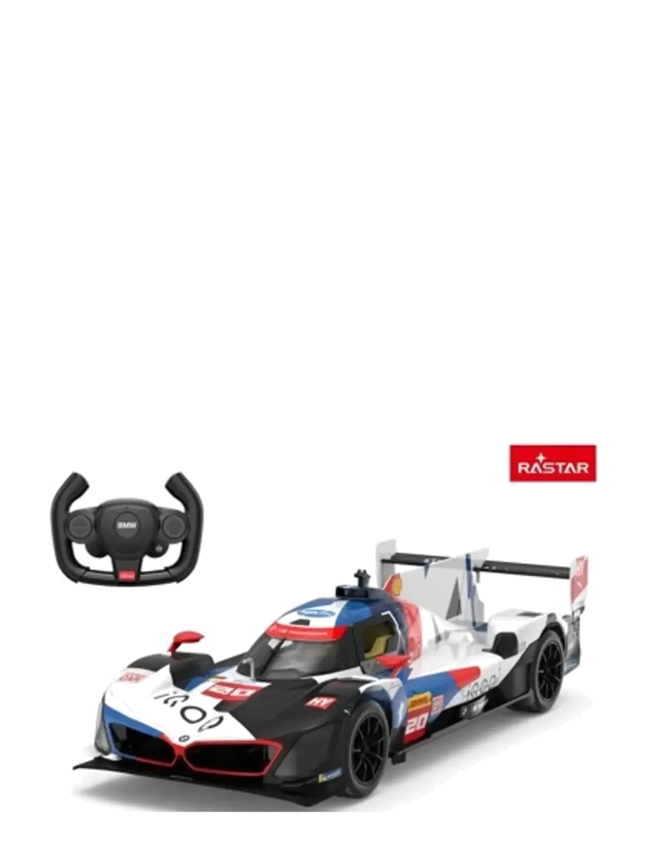 Rastar R/C 1:14 Bmw V8 Lmdh White, Børn, Remote Controlled Legetøj, Multi/mønstret, Str: ONE SIZE