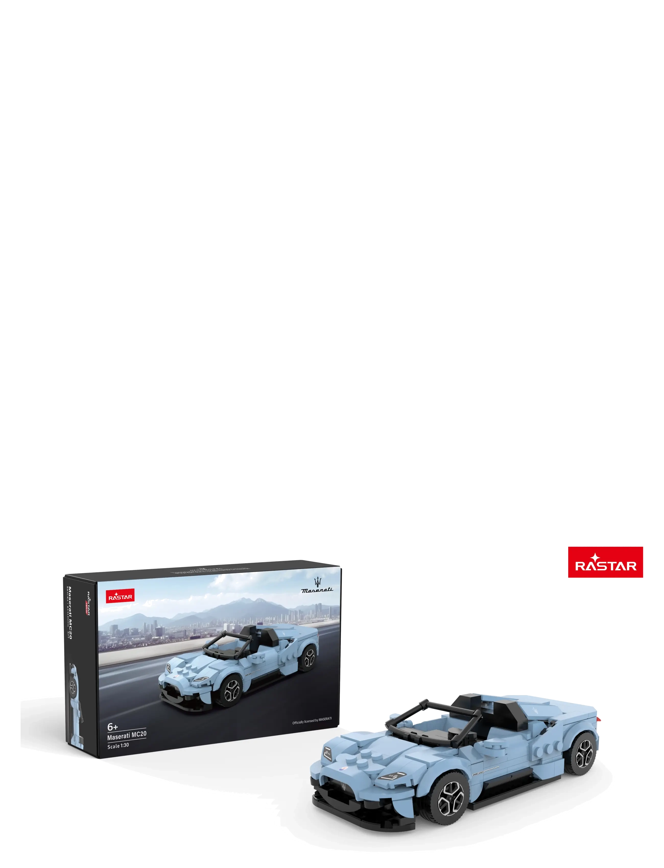 Rastar Rastar 1:30 Maserati Mc20 Bricks Blue, One Size, Blue, Toy Cars > Other Toy Cars, Børn