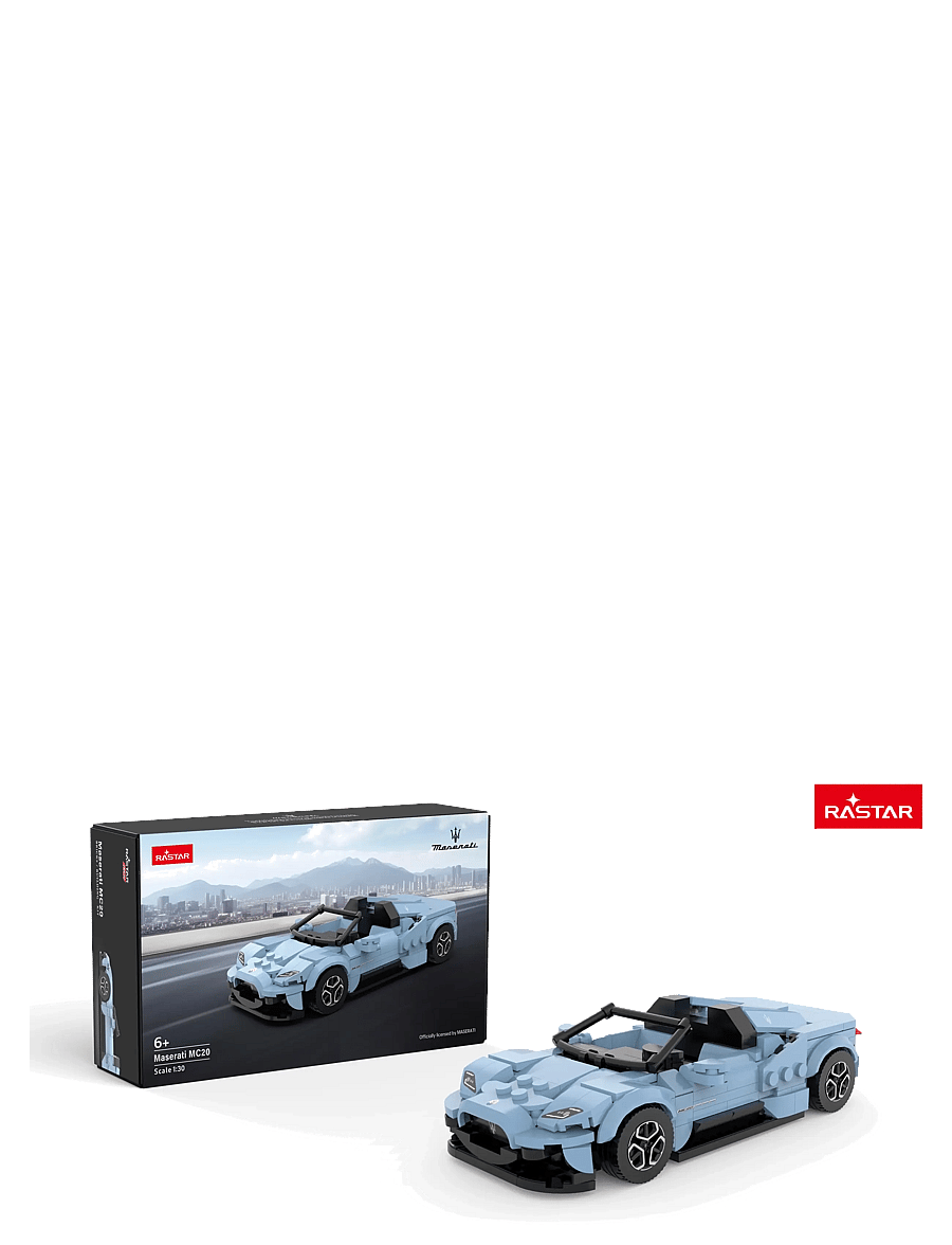 Rastar - RASTAR 1:30 Maserati MC20 Bricks Blue - legetøjsbiler - multicolor - 0