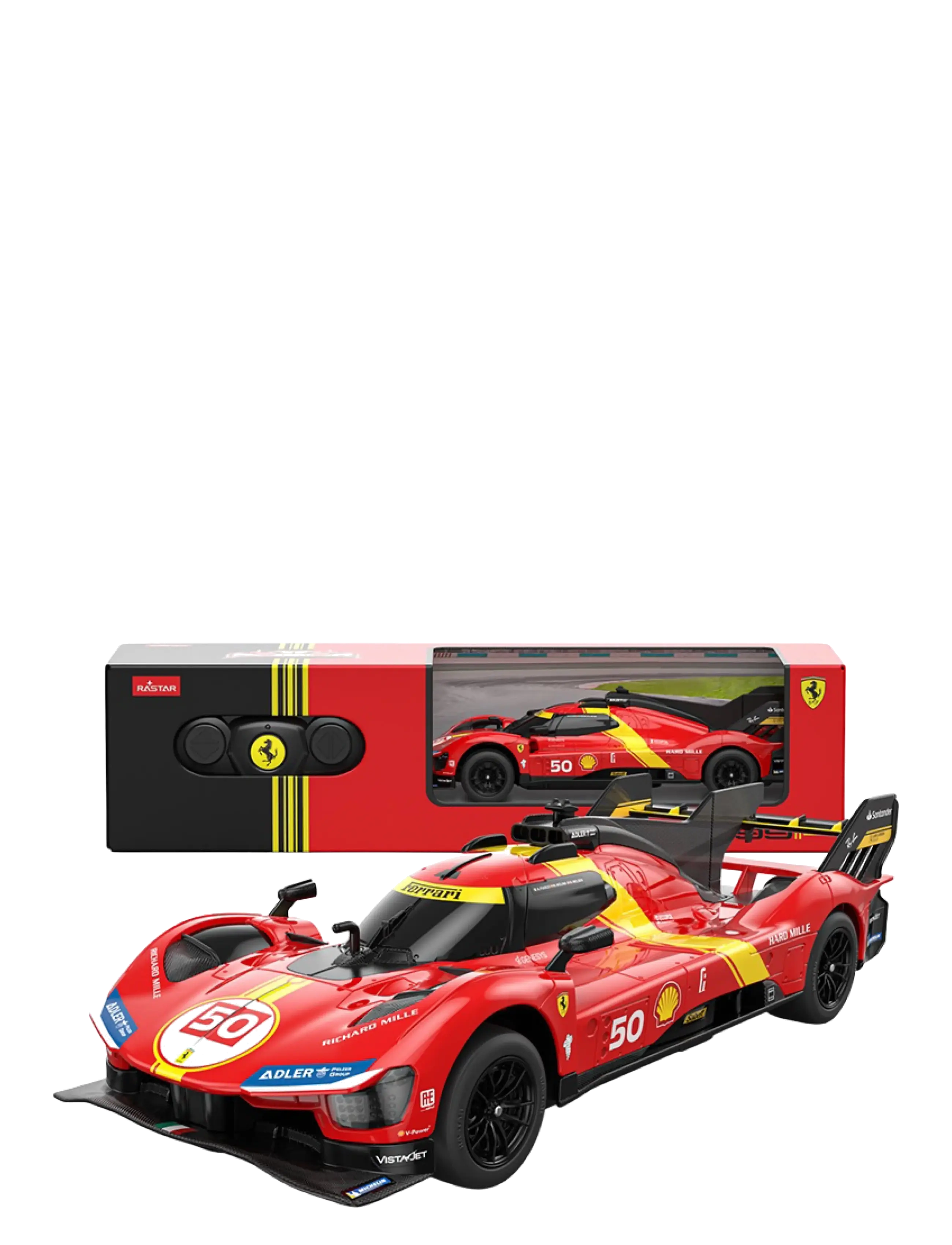 Rastar - RASTAR R/C 1:24 Ferrari 499P Red - fjernstyret legetøj - multicolor - 3