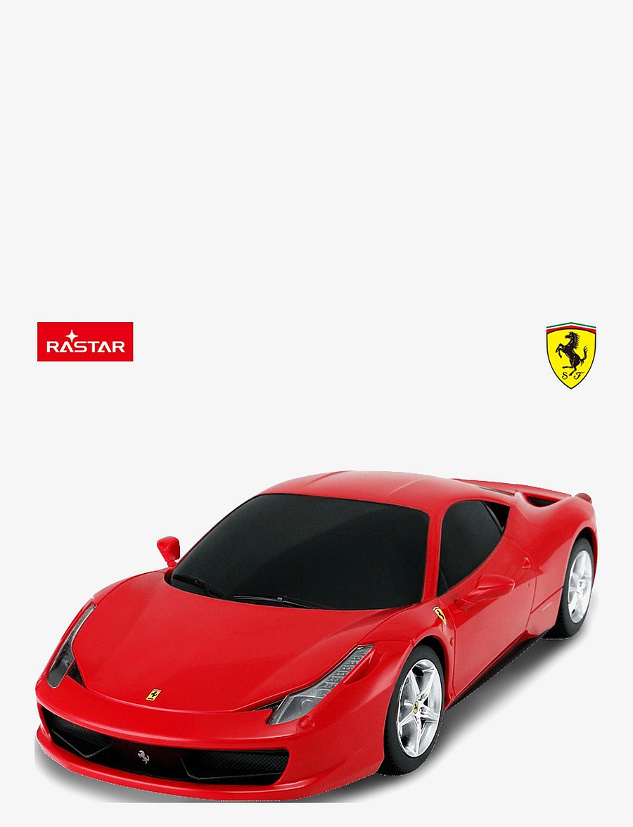 Rastar - RASTAR R/C 1:18 Ferrari 458 Italia - fjernstyret legetøj - multi coloured - 4