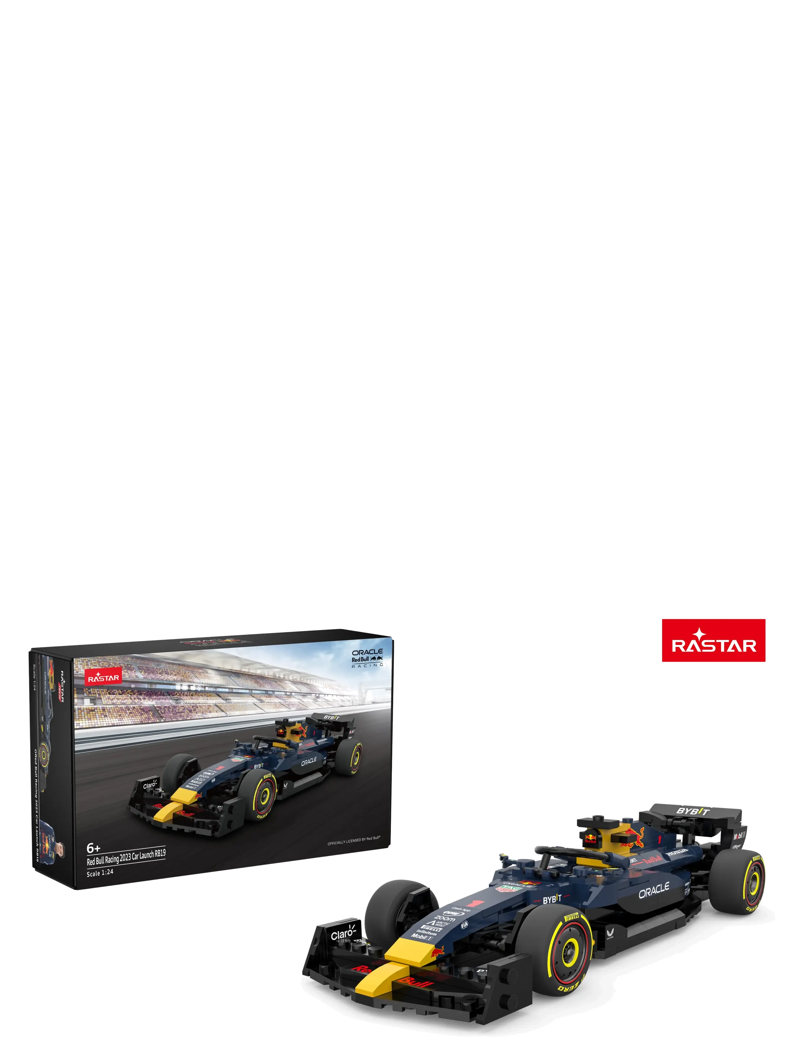 Rastar Rastar 1: 24 Red Bull F1 Rb19 Bricks Dark Blue, One Size, Multi/patterned, Toy Cars > Other Toy Cars, Børn