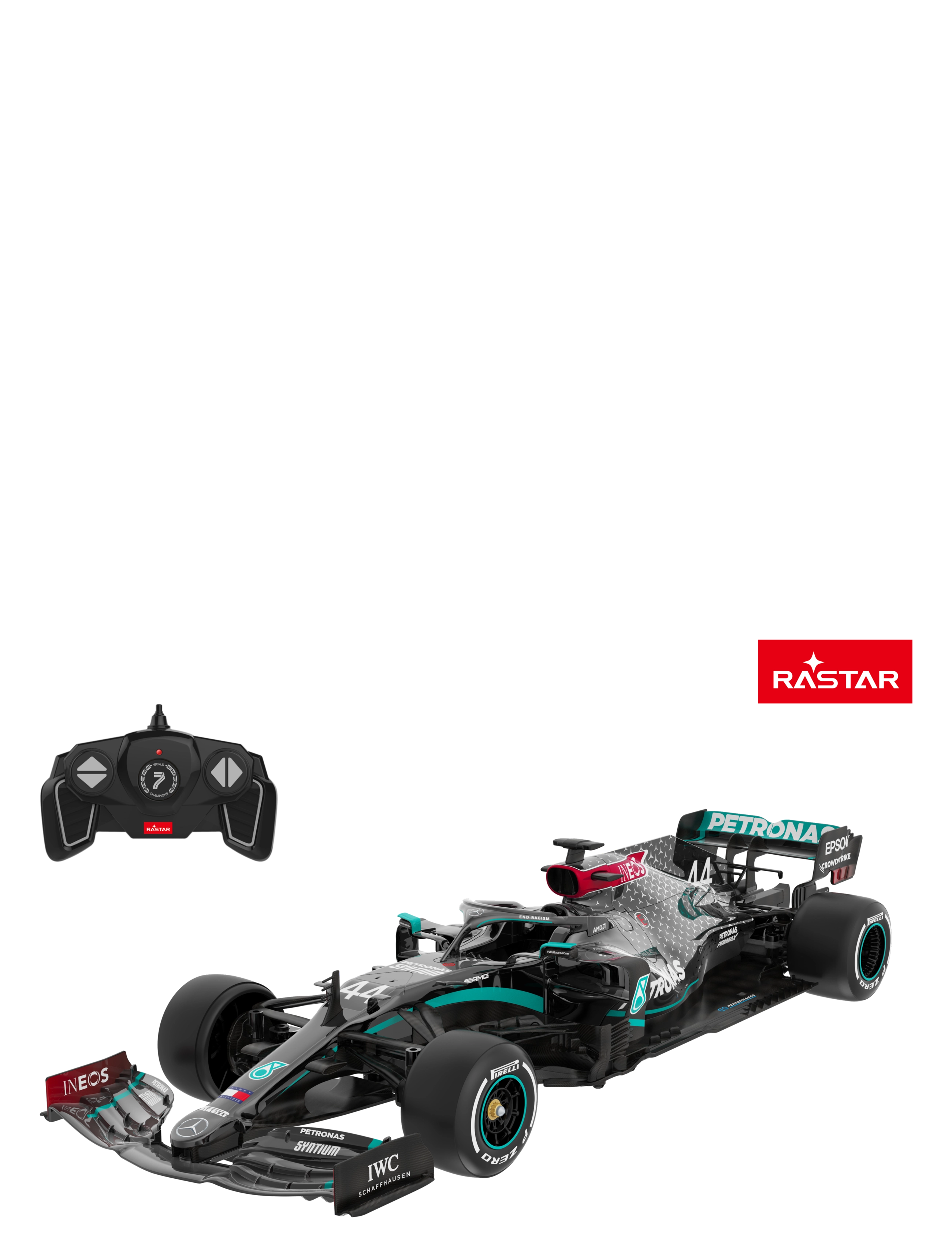 Rastar R/C 1:18 Mercedes-Amg F1 W11 Eq Performance, Børn, Remote Controlled Legetøj, Sort, Str: ONE SIZE