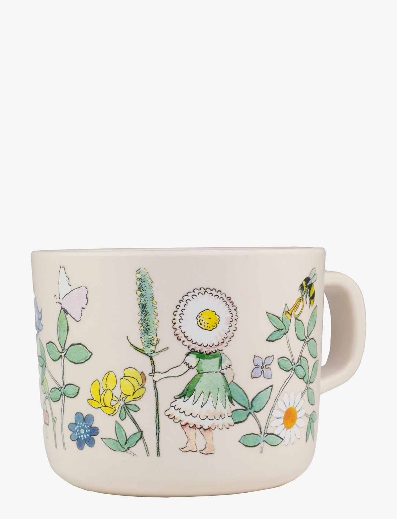 Rätt Start Beskow Flowerfestival, Cup With Handle, One Size, Cups & Mugs, Mehrfarbig/gemustert - Cups, Kinder
