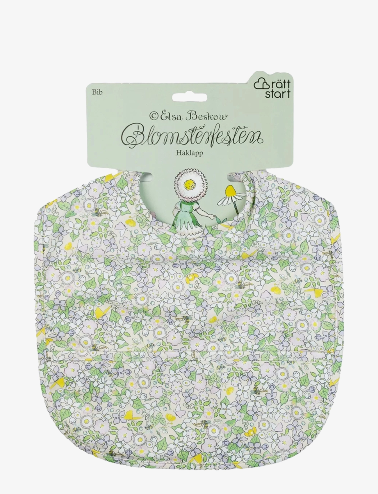 Rätt Start Beskow Flower Festival, Bib - 4 for 3 - MULTI / blue