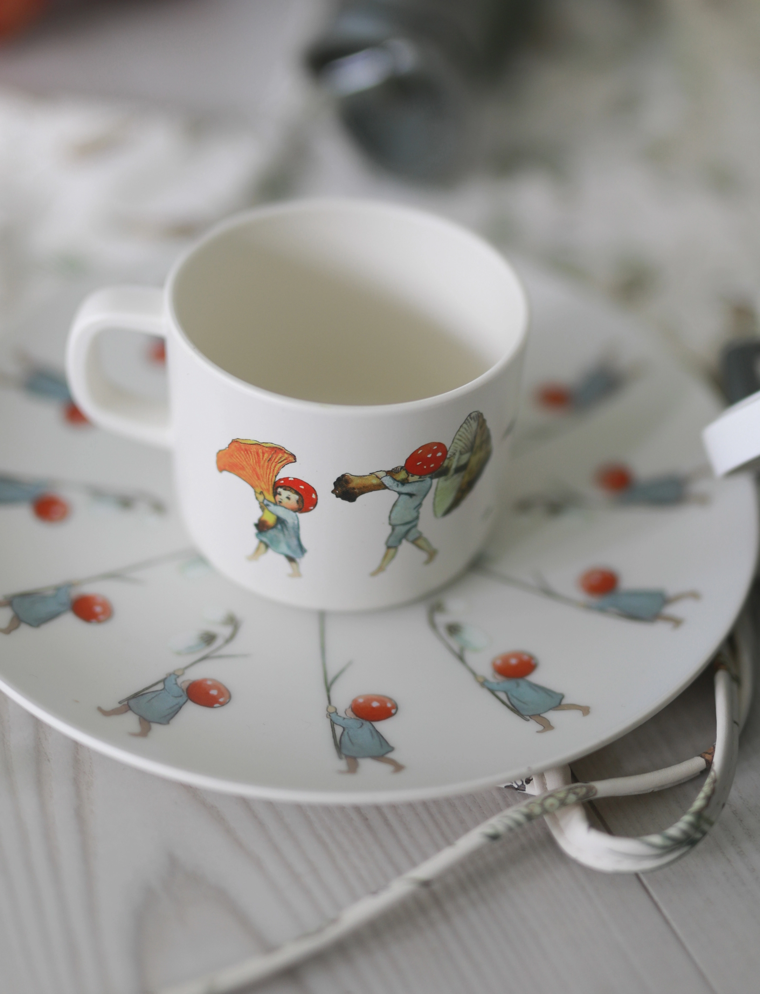 Rätt Start - Beskow Children Of The Forest, Cup with handle - puodeliai - multi - 3