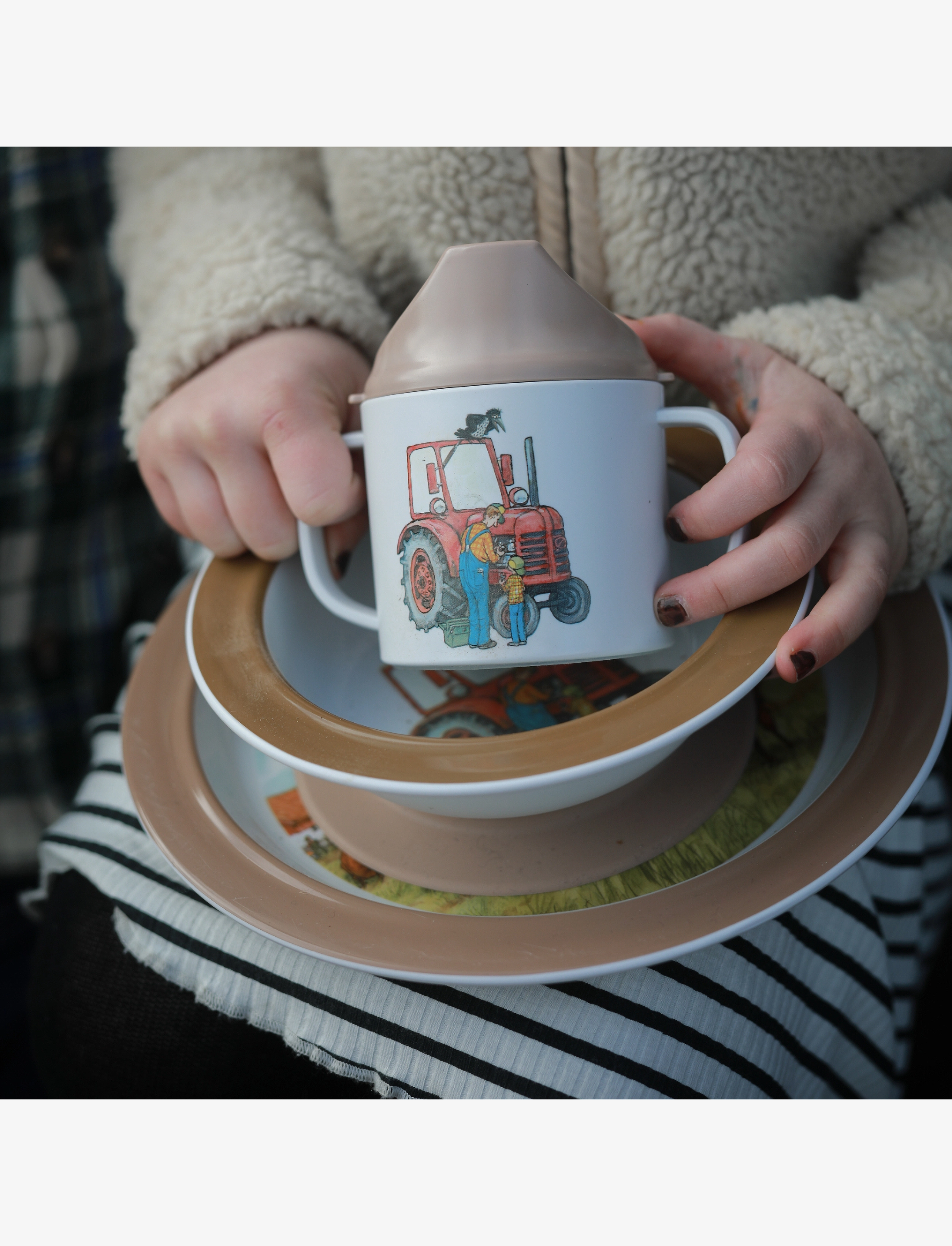 Rätt Start - Mamma Moo, Giftbox, 3-pcs - Õhtusöögikomplektid - multi - 1