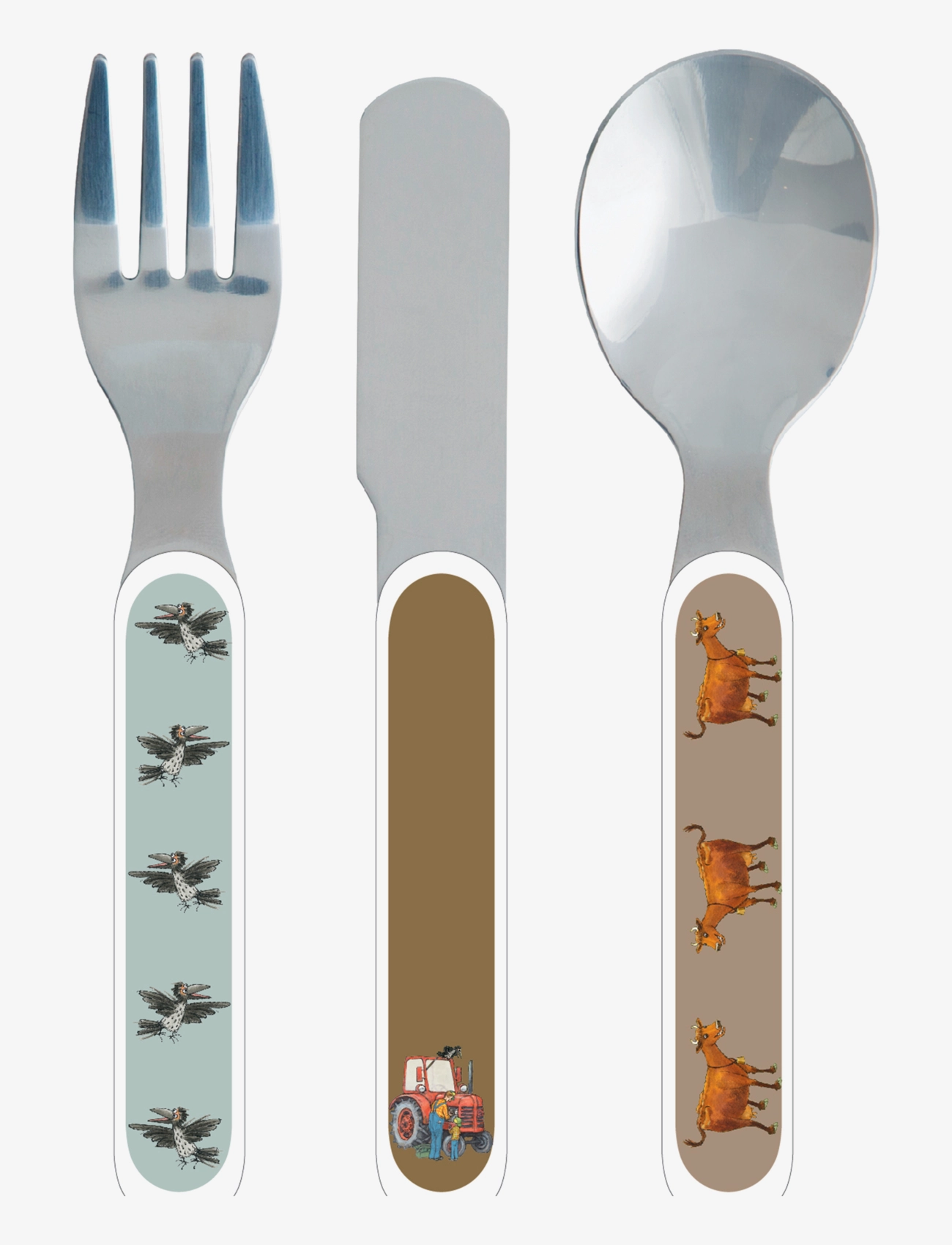 Rätt Start Mamma Moo, Children`s Cuttlery - 4 for 3 - MULTI / multi