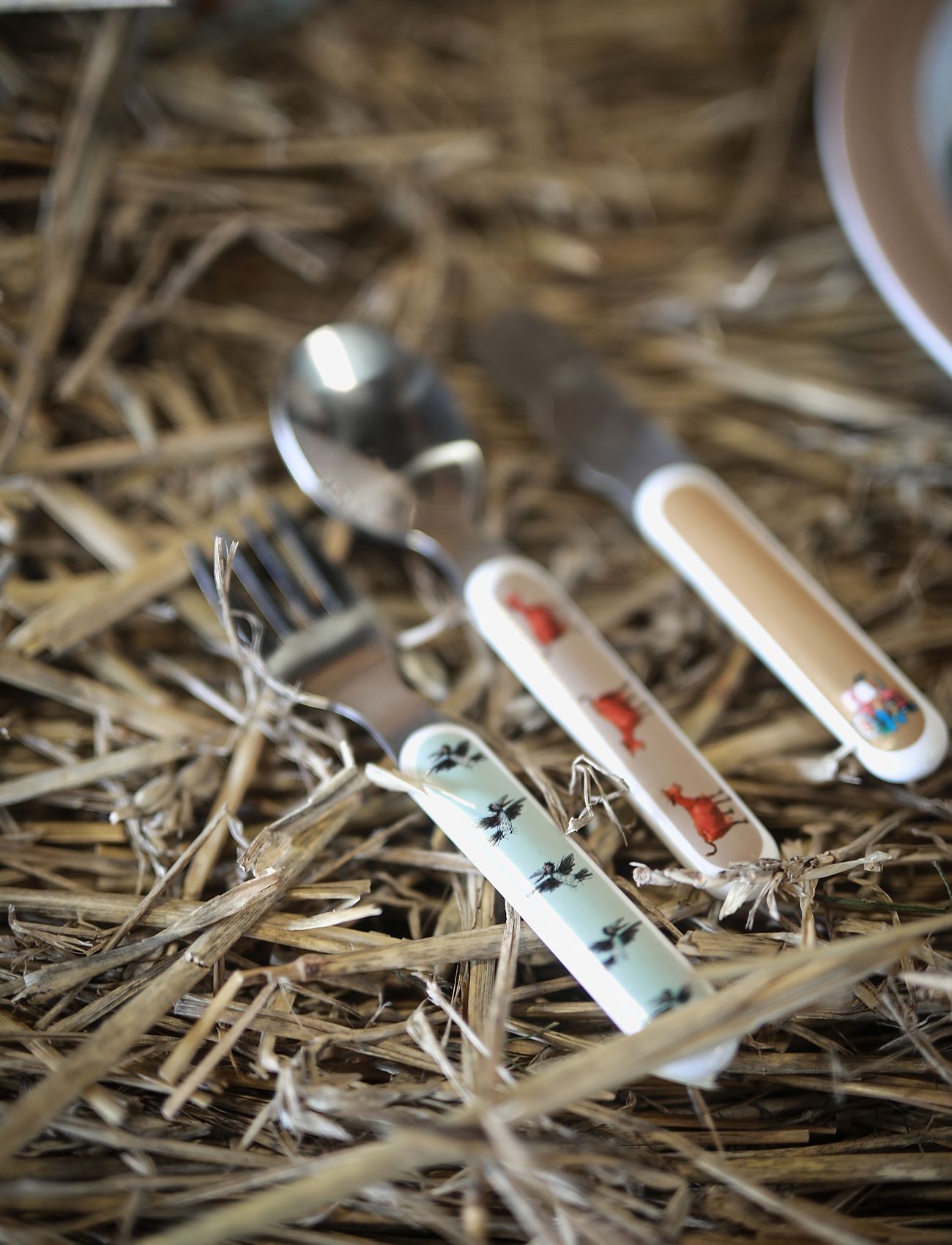 Rätt Start - Mamma Moo, Children`s Cuttlery - aterimet - multi - 1