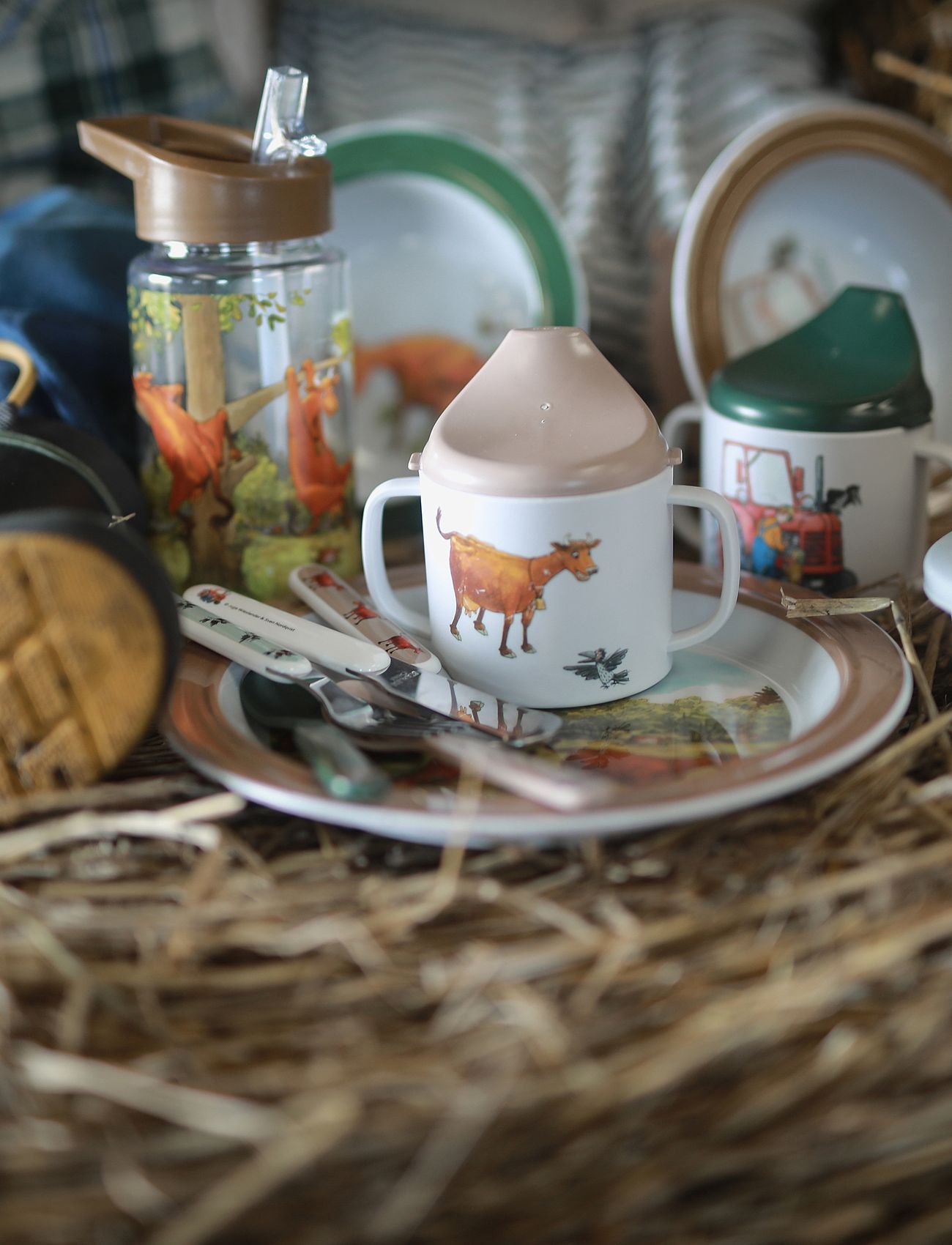 Rätt Start - Mamma Moo, Children`s Cuttlery - aterimet - multi - 2