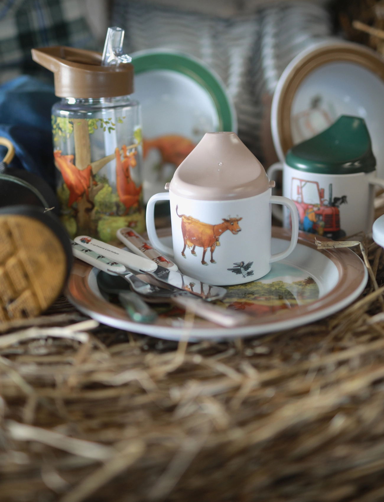 Rätt Start - Mamma Moo, Children`s Cuttlery - aterimet - multi - 2