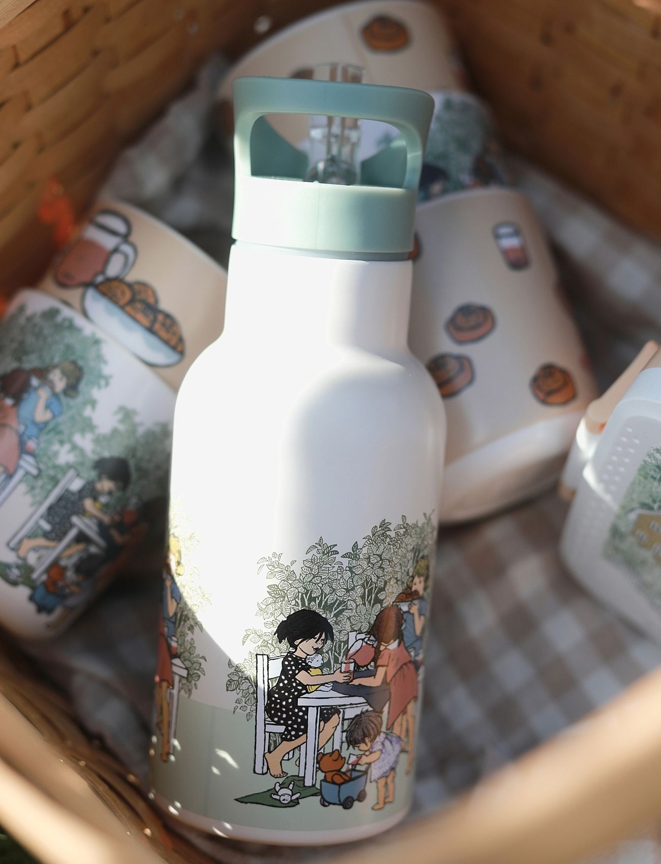 Rätt Start - The Children of Noisy Village, Water Bottle - wasserflaschen - multi - 2