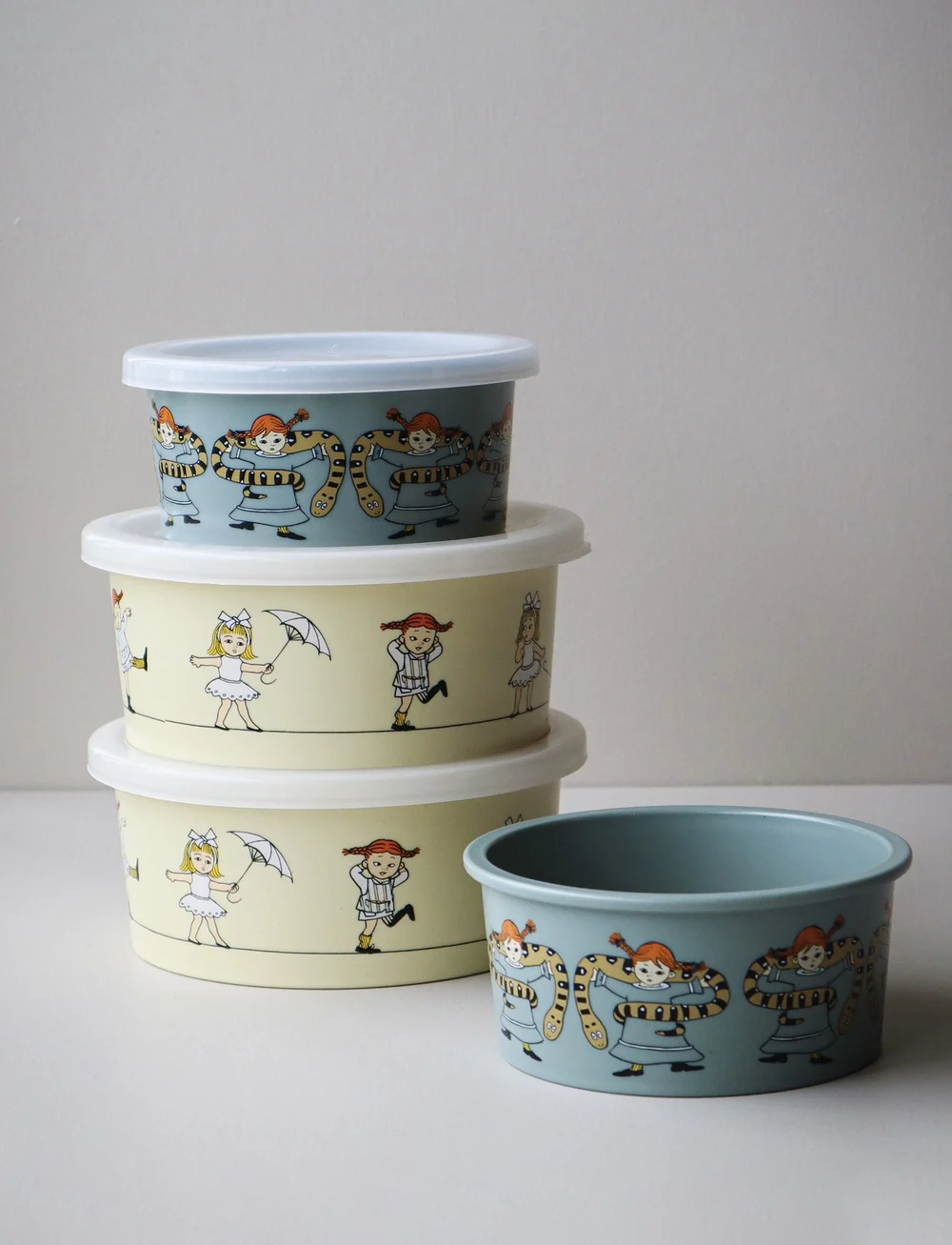 Rätt Start - Pippi Cirkus, Snackbox, 2-pack - lõunasöögikarbid - multi - 1