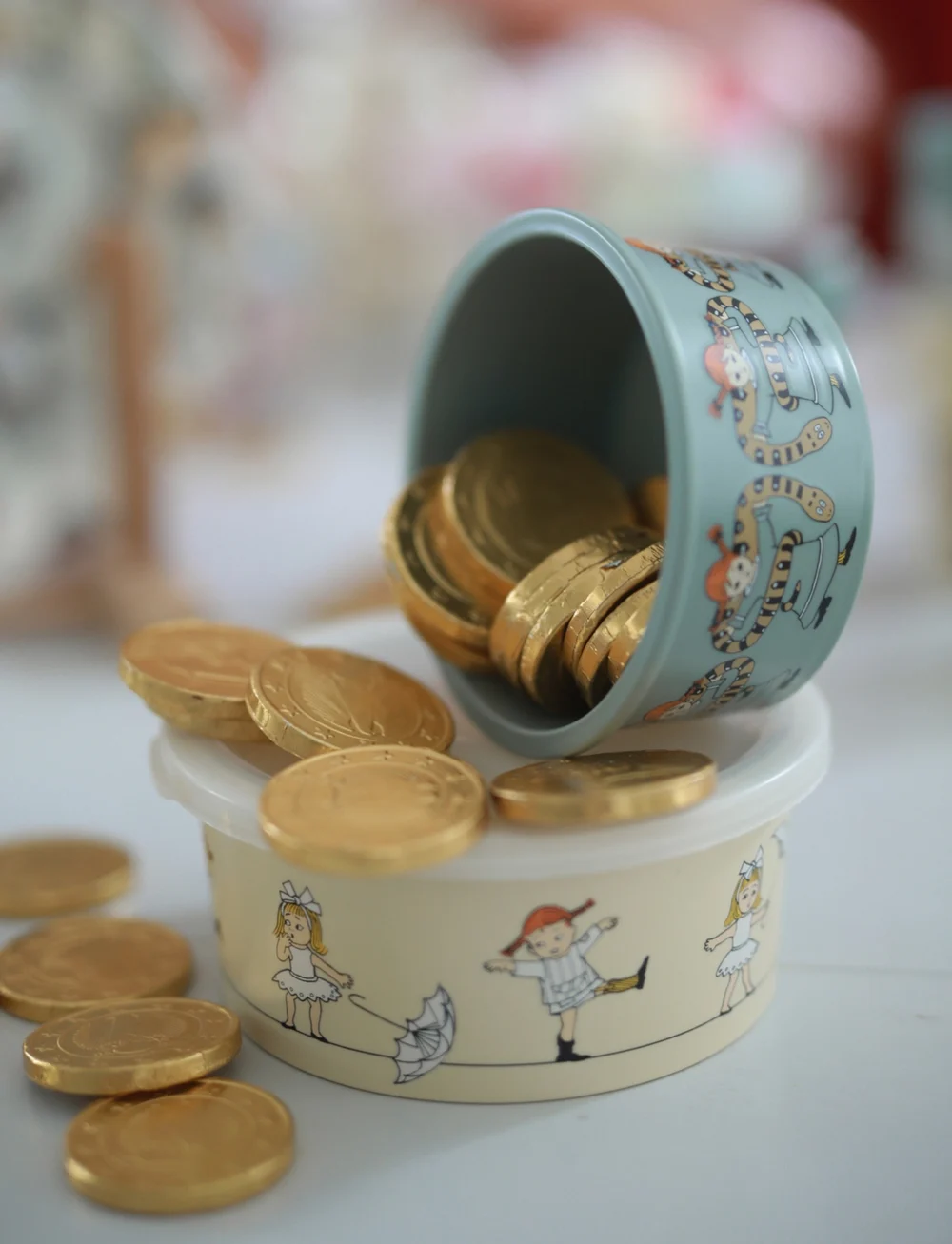 Rätt Start - Pippi Cirkus, Snackbox, 2-pack - lõunasöögikarbid - multi - 2