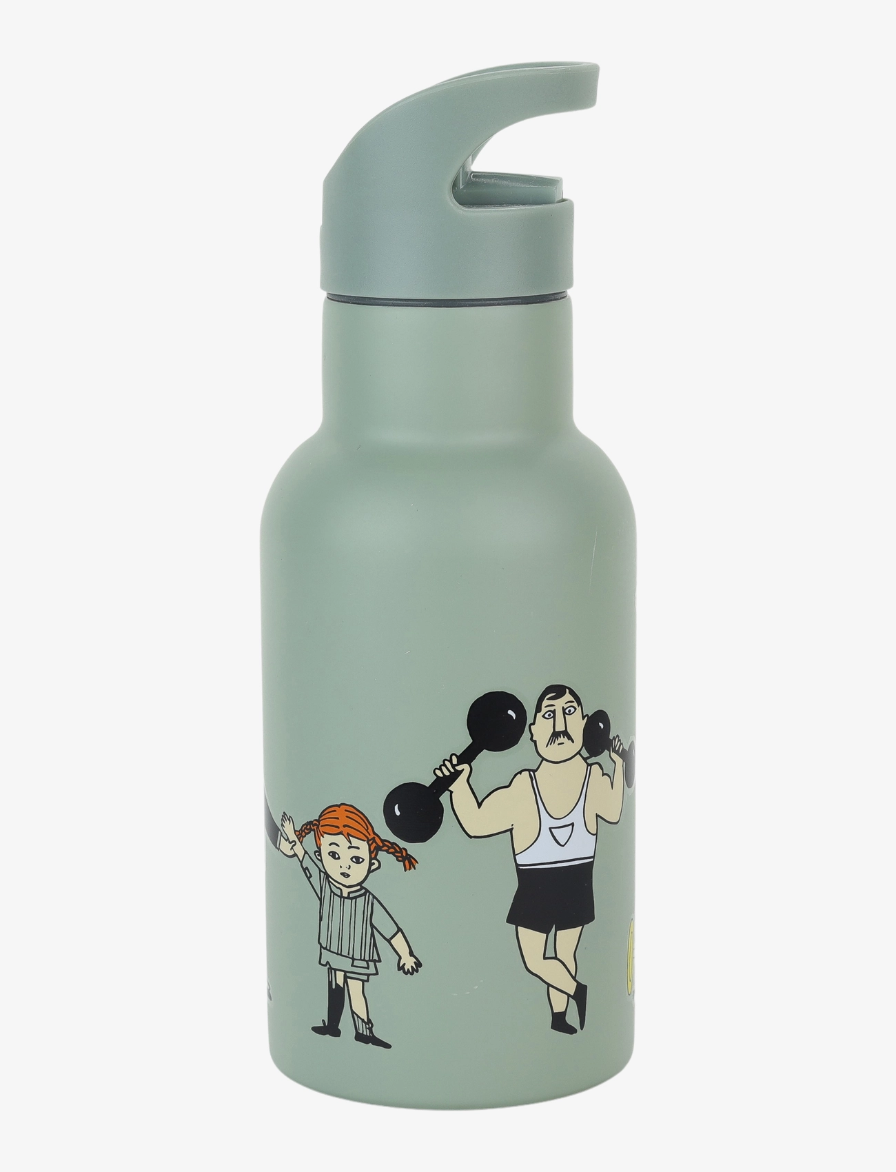 Rätt Start Pippi Circus, Water Bottle, green - 4 for 3 - GREEN / multi