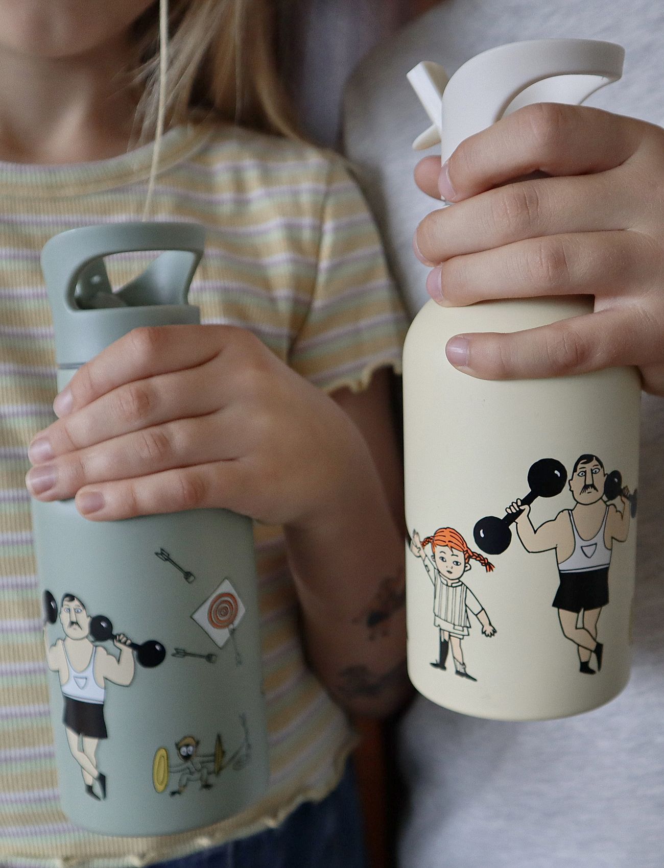 Rätt Start - Pippi Circus, Water Bottle, green - wasserflaschen - green - 2