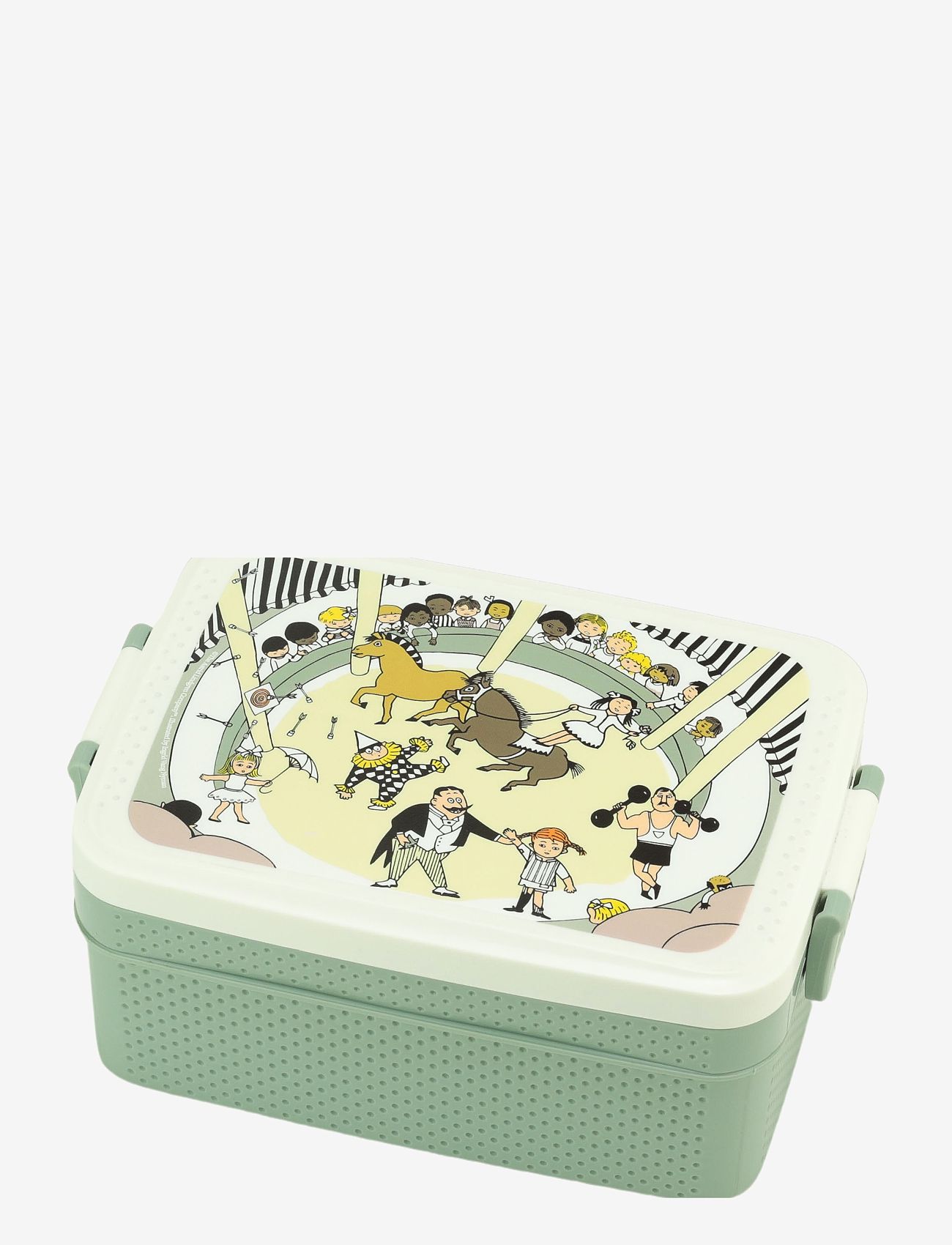 Rätt Start - Pippi Cirkus, Lunchbox, green - lowest prices - green - 0
