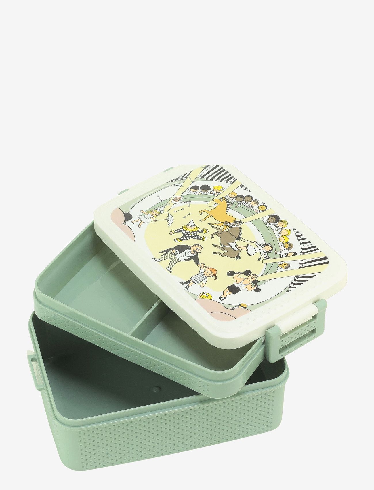 Rätt Start - Pippi Cirkus, Lunchbox, green - lowest prices - green - 1