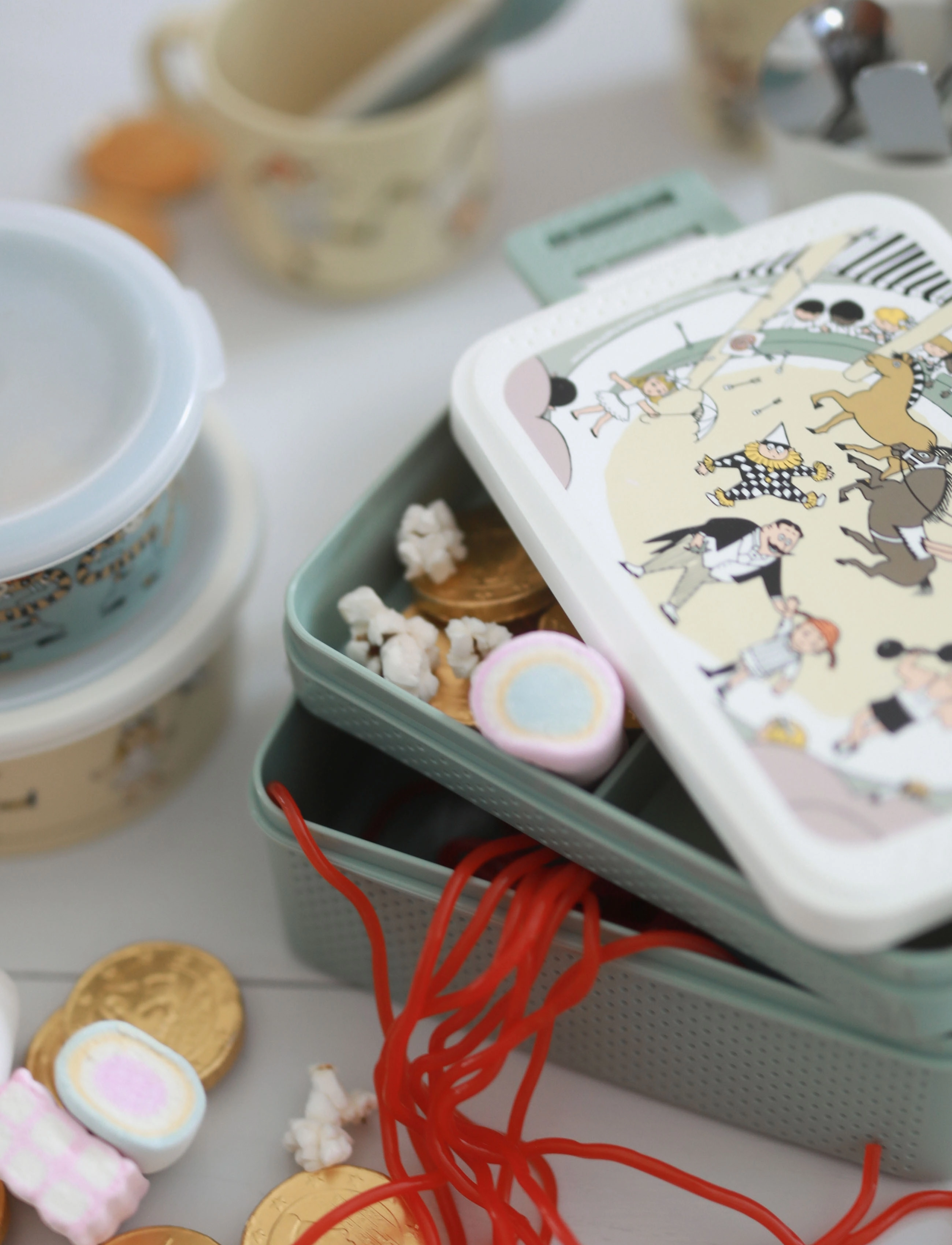 Rätt Start - Pippi Cirkus, Lunchbox, green - laagste prijzen - green - 2