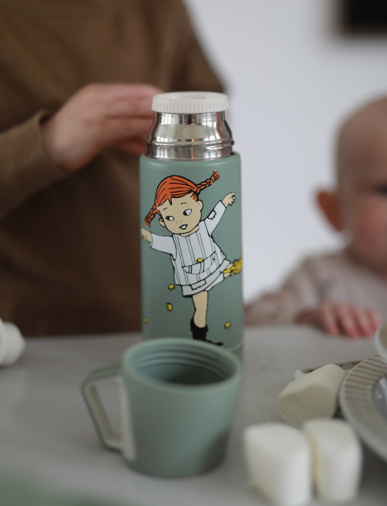 Rätt Start - Pippi Circus, Thermos, 350 ml - multi - 1