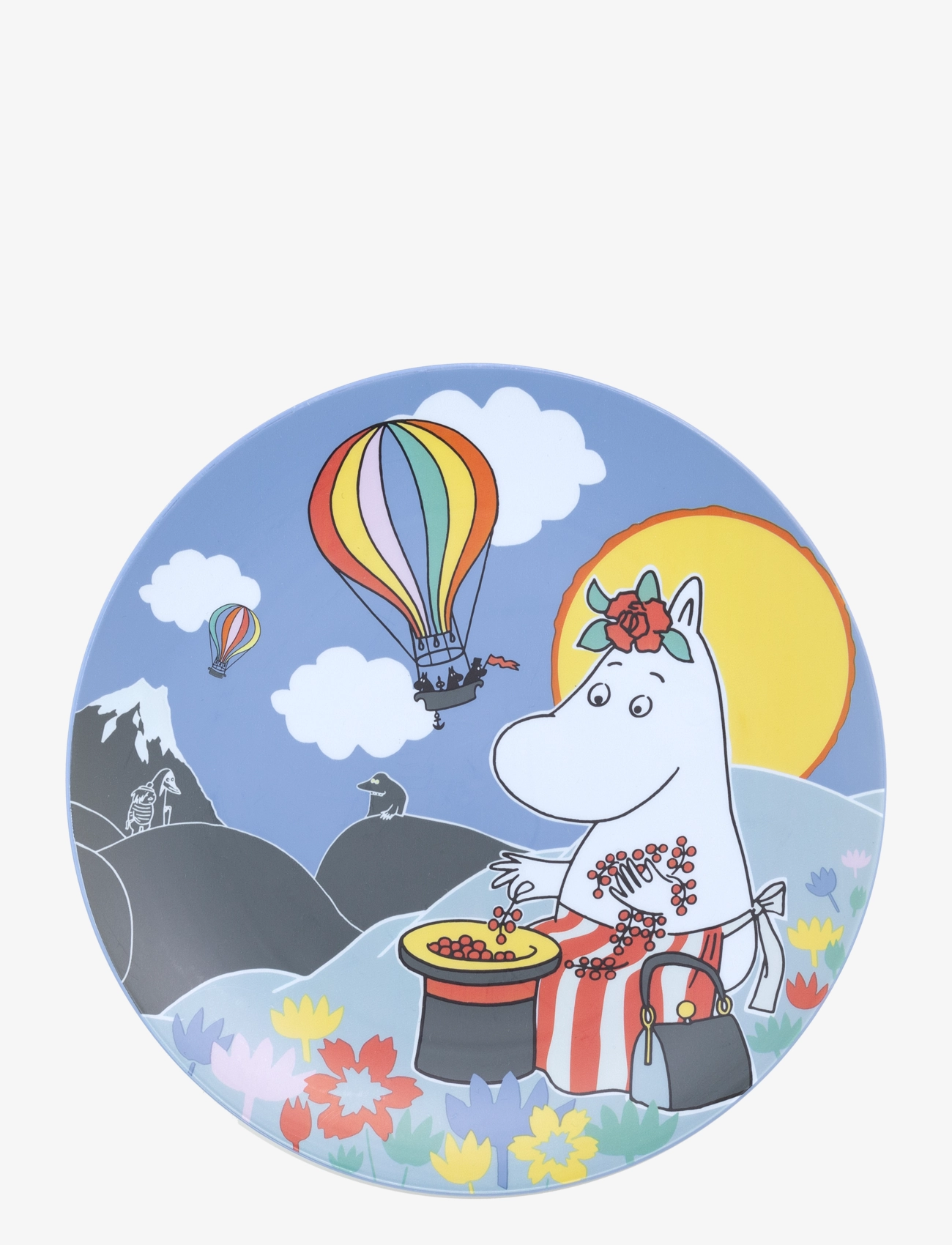 Rätt Start Moomin Festivities, Flat Plate, One Size, Plates & Bowls, Mehrfarbig/gemustert - Plates, Kinder