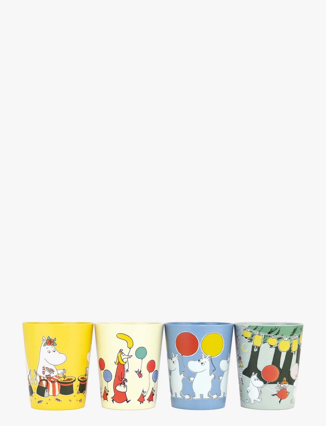 Rätt Start Mumin Festligheter, Samlarkoppar, 4-pack - 4 for 3 - MULTI / multi