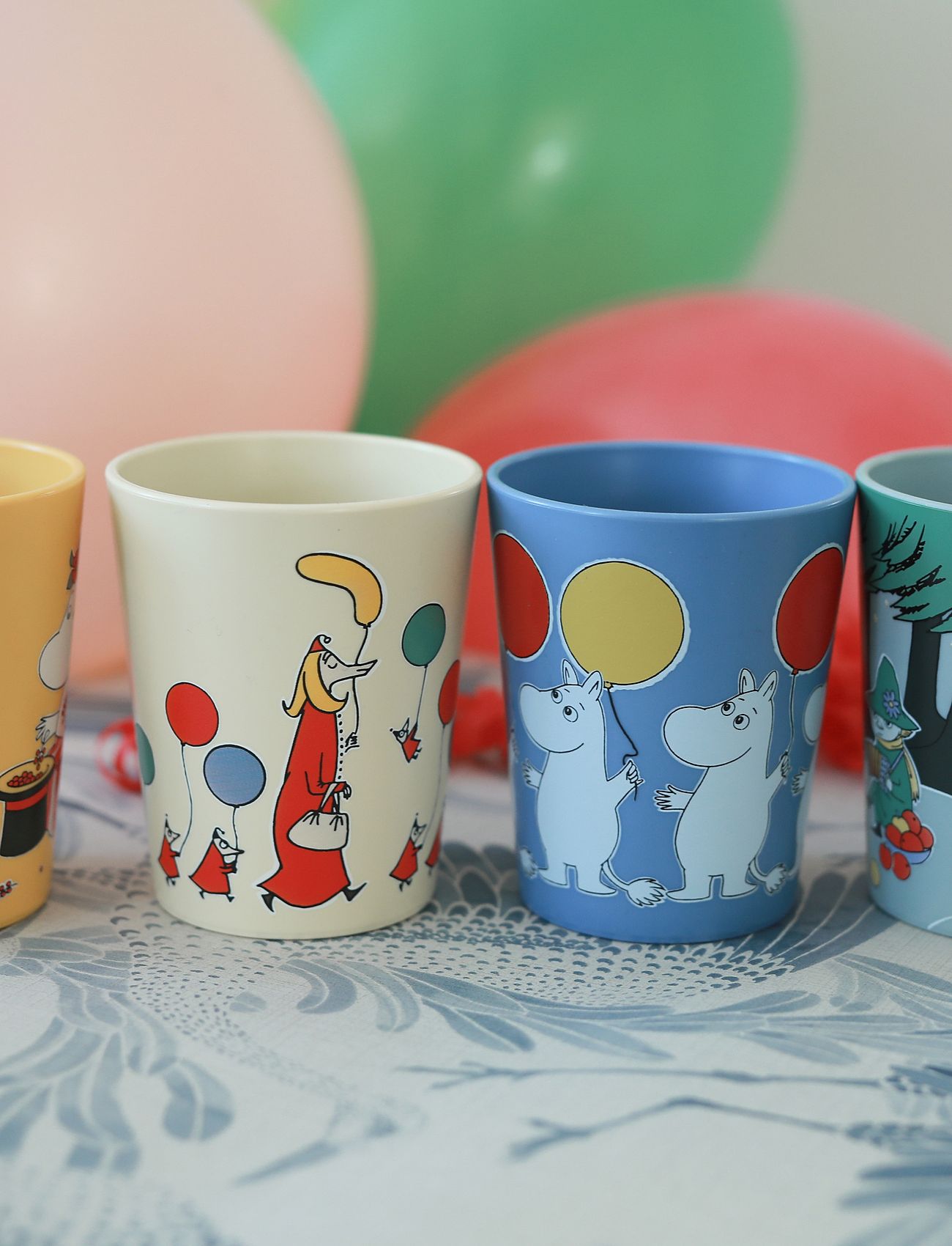 Rätt Start - Moomin Festivities, Collector`s Set Mugs, 4-pack - tassid ja kruusid - multi - 1